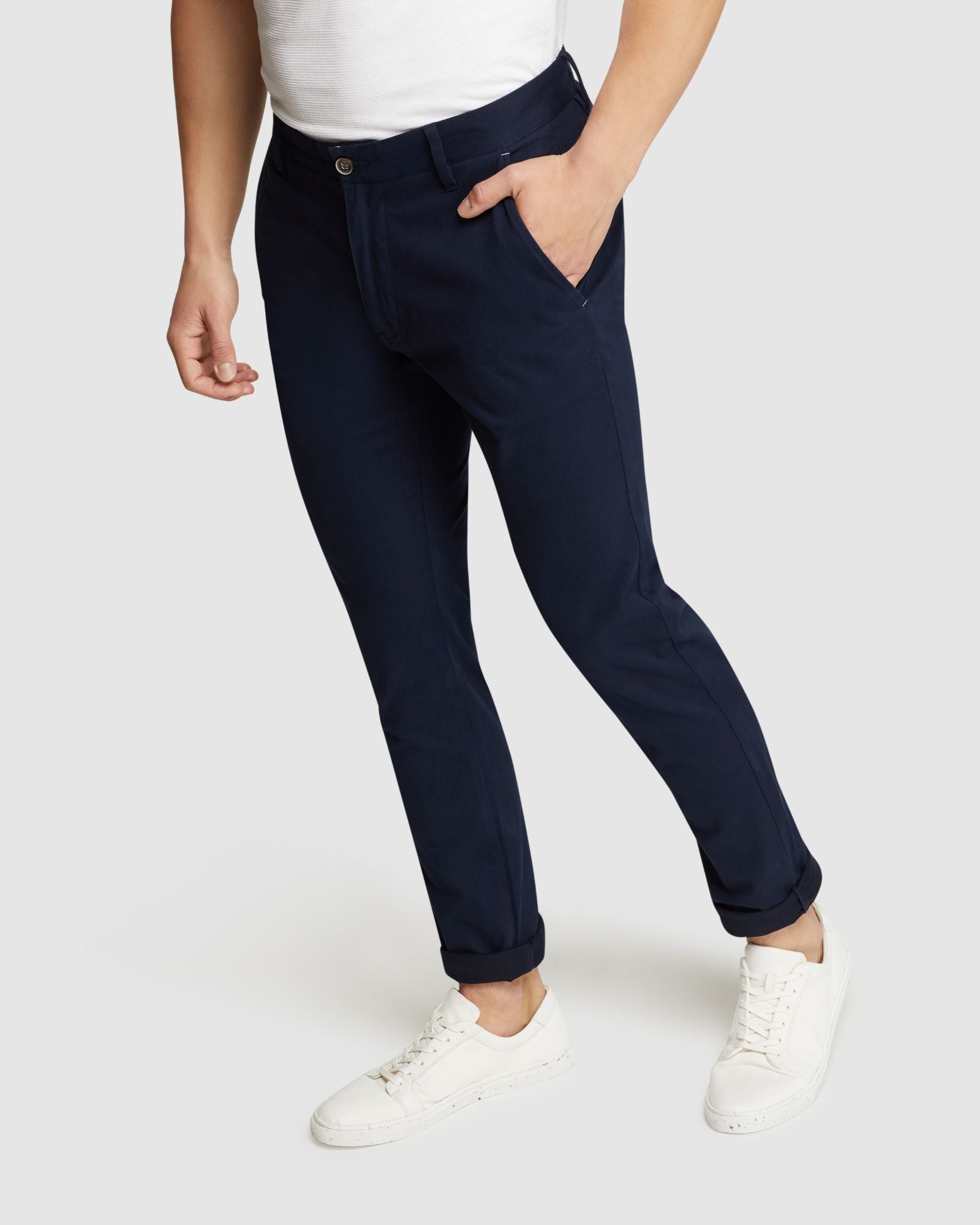 STRETCH SKINNY ORGANIC COTTON CHINOS