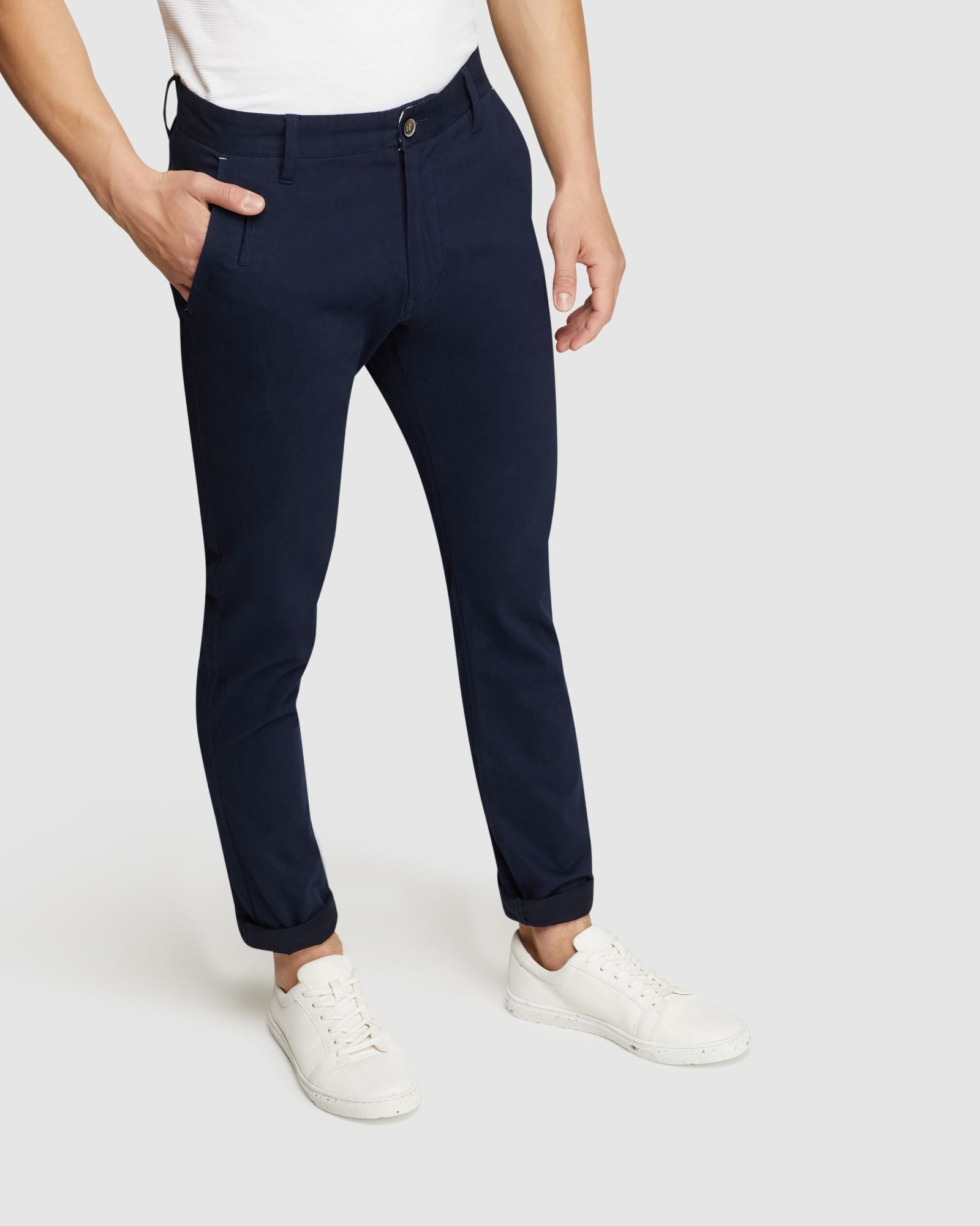 STRETCH SKINNY ORGANIC COTTON CHINOS