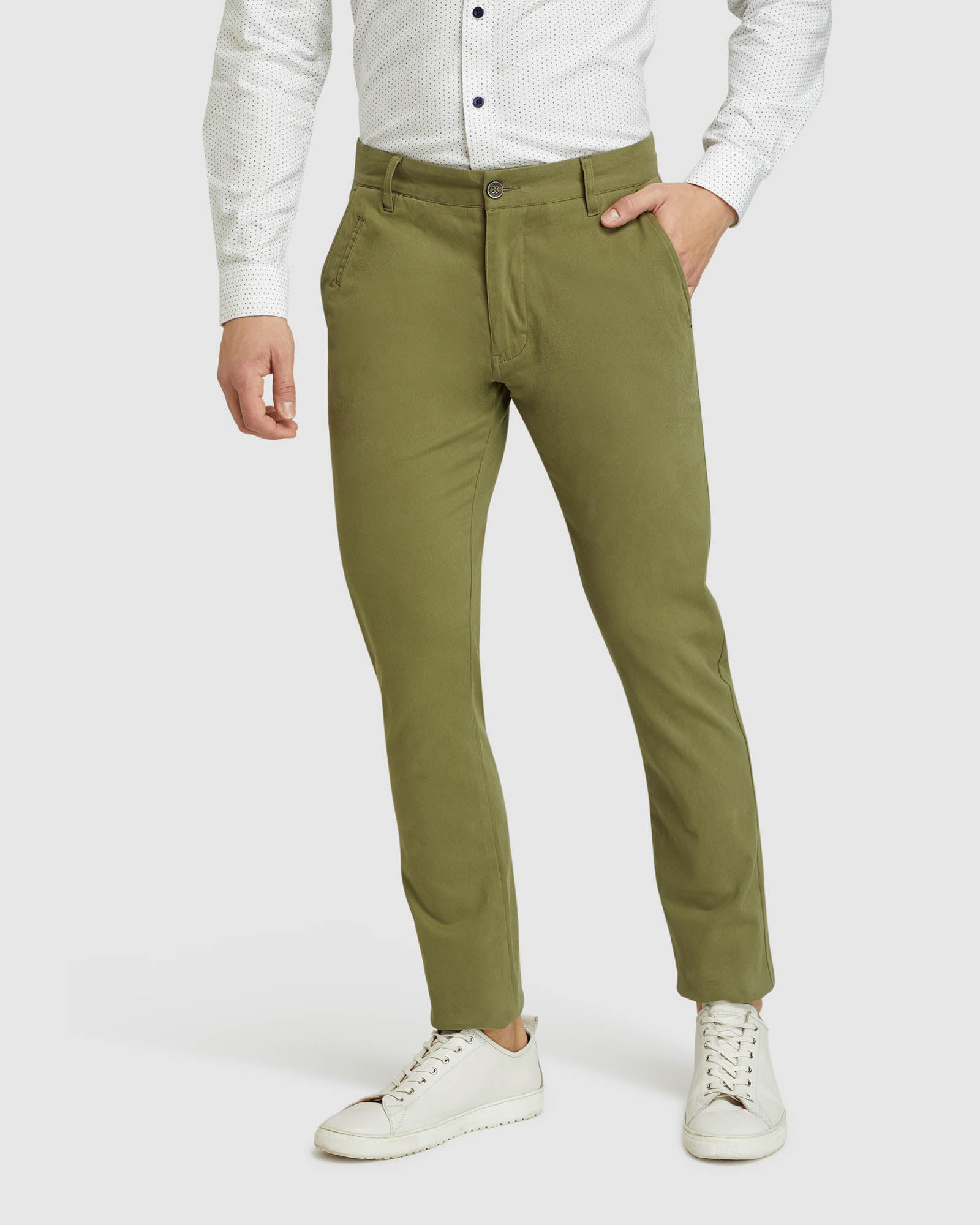 STRETCH SKINNY ORGANIC COTTON CHINOS