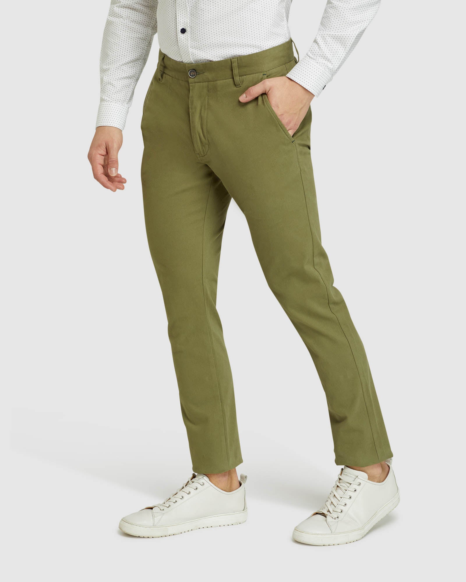 STRETCH SKINNY ORGANIC COTTON CHINOS