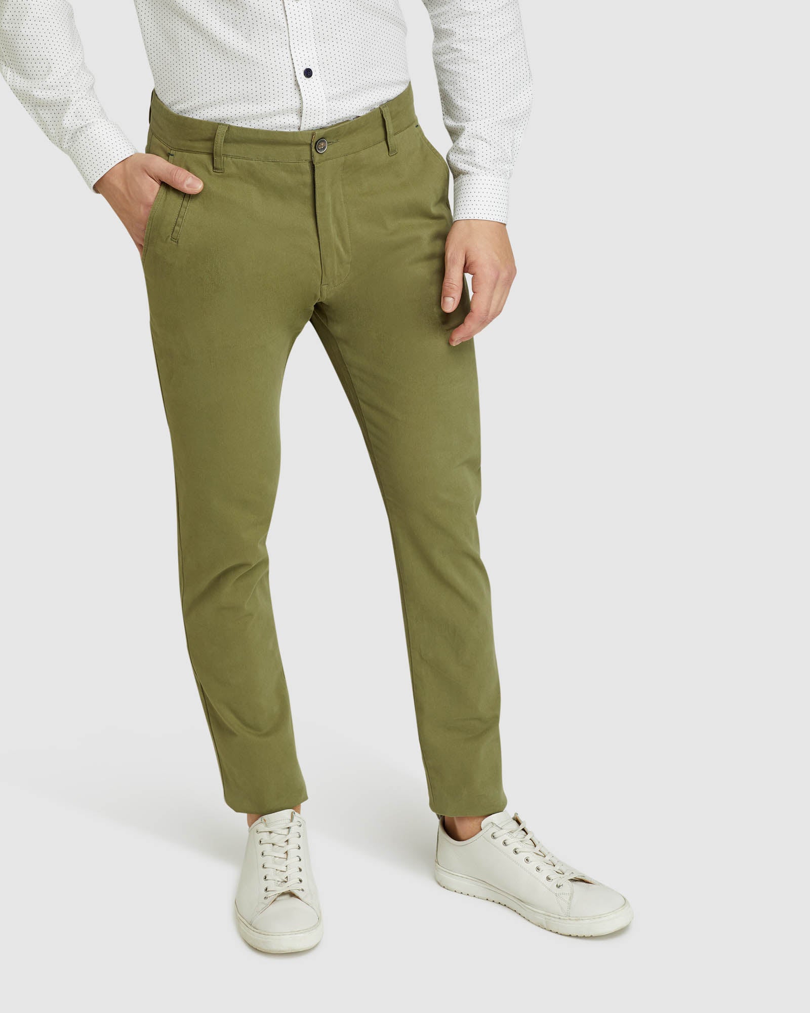 STRETCH SKINNY ORGANIC COTTON CHINOS