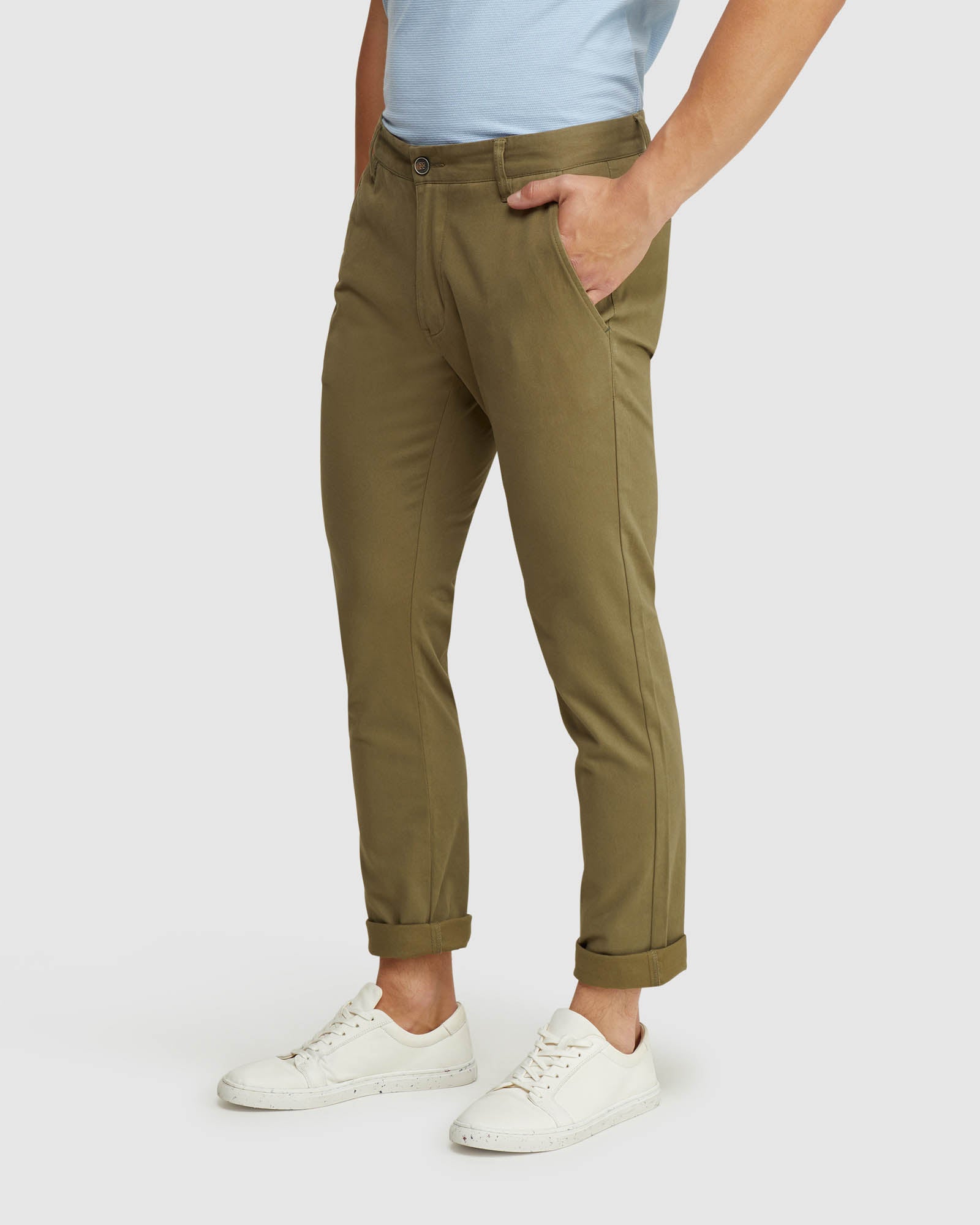 STRETCH SKINNY ORGANIC COTTON CHINOS