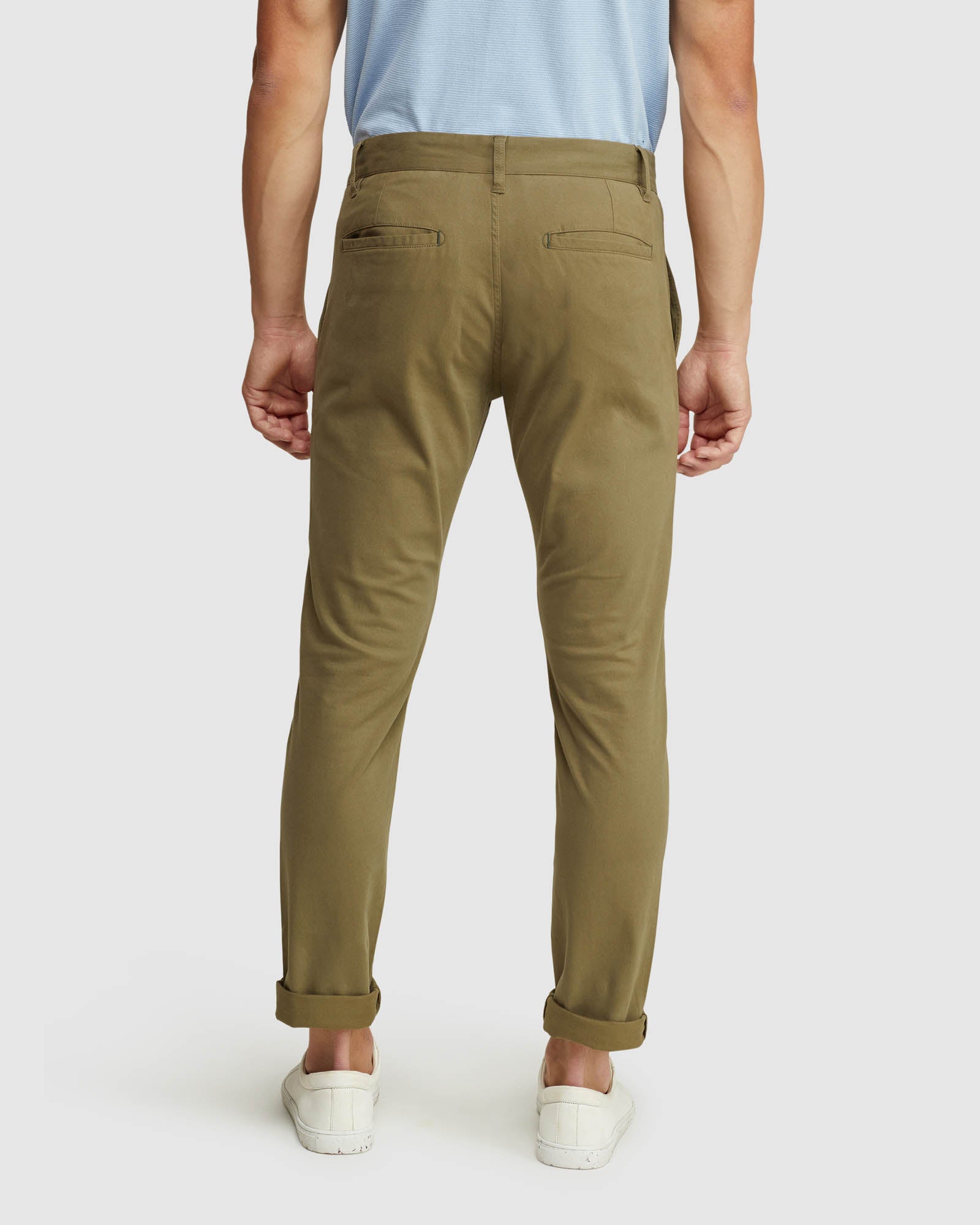 STRETCH SKINNY ORGANIC COTTON CHINOS