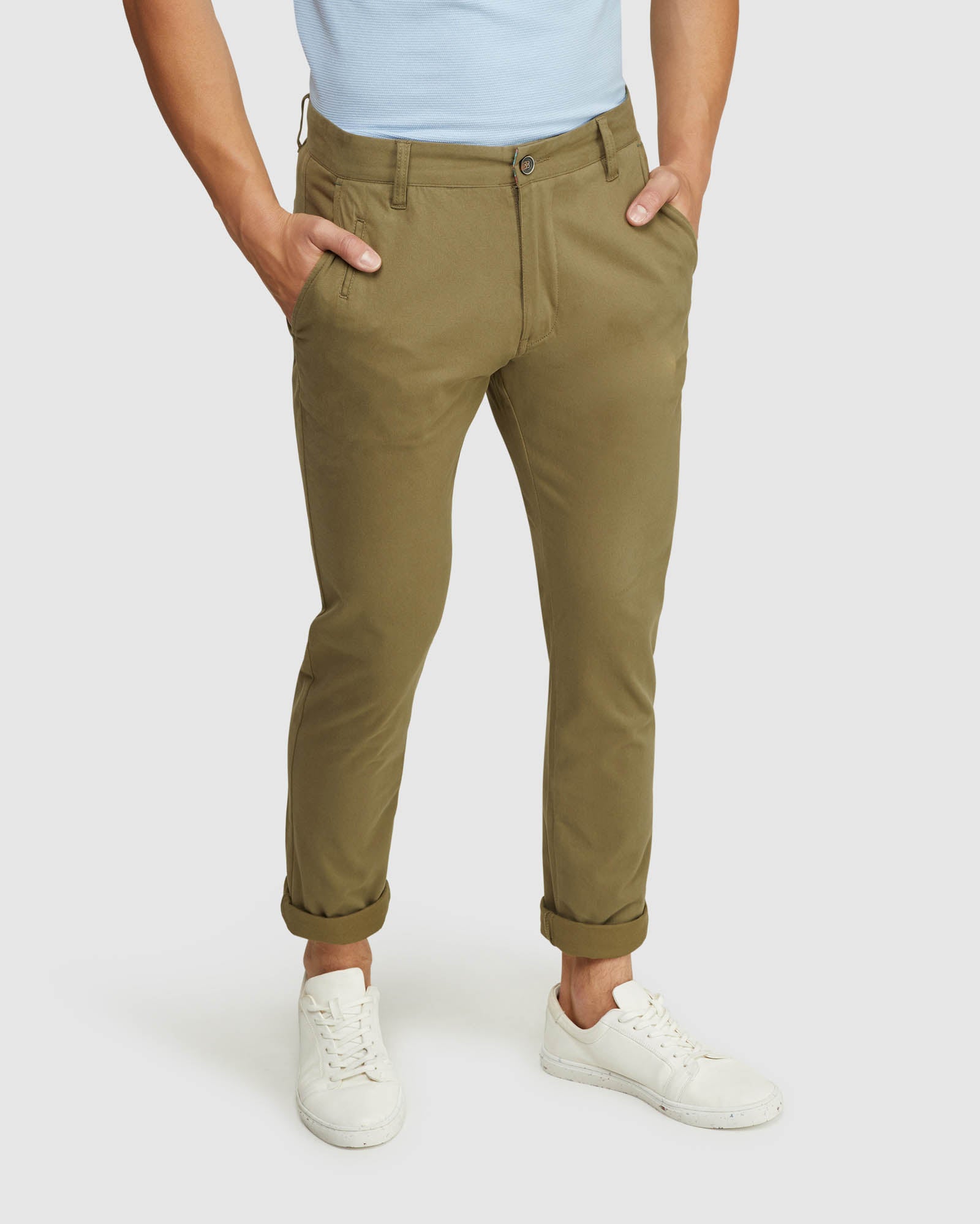 STRETCH SKINNY ORGANIC COTTON CHINOS