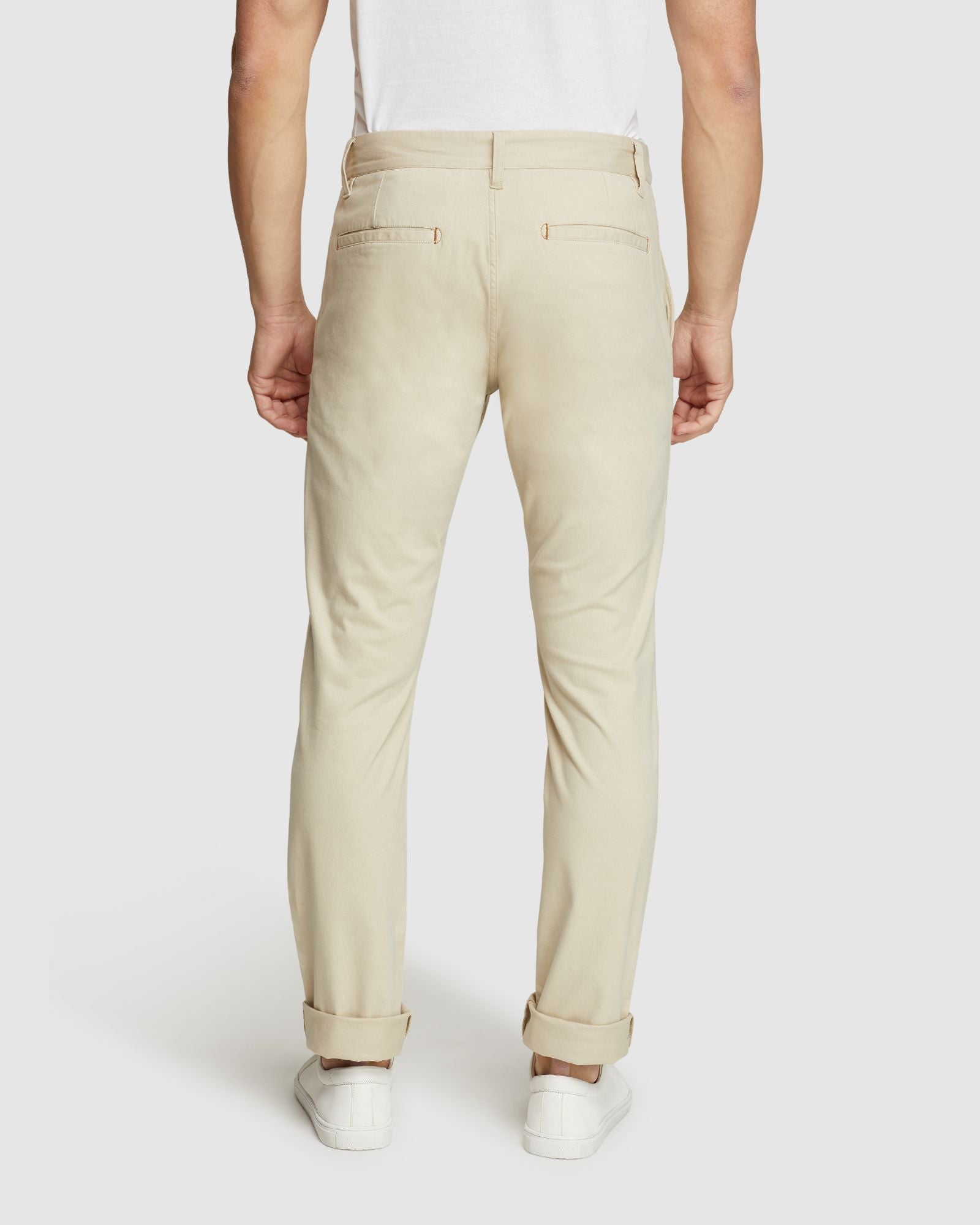 STRETCH SKINNY ORGANIC COTTON CHINOS