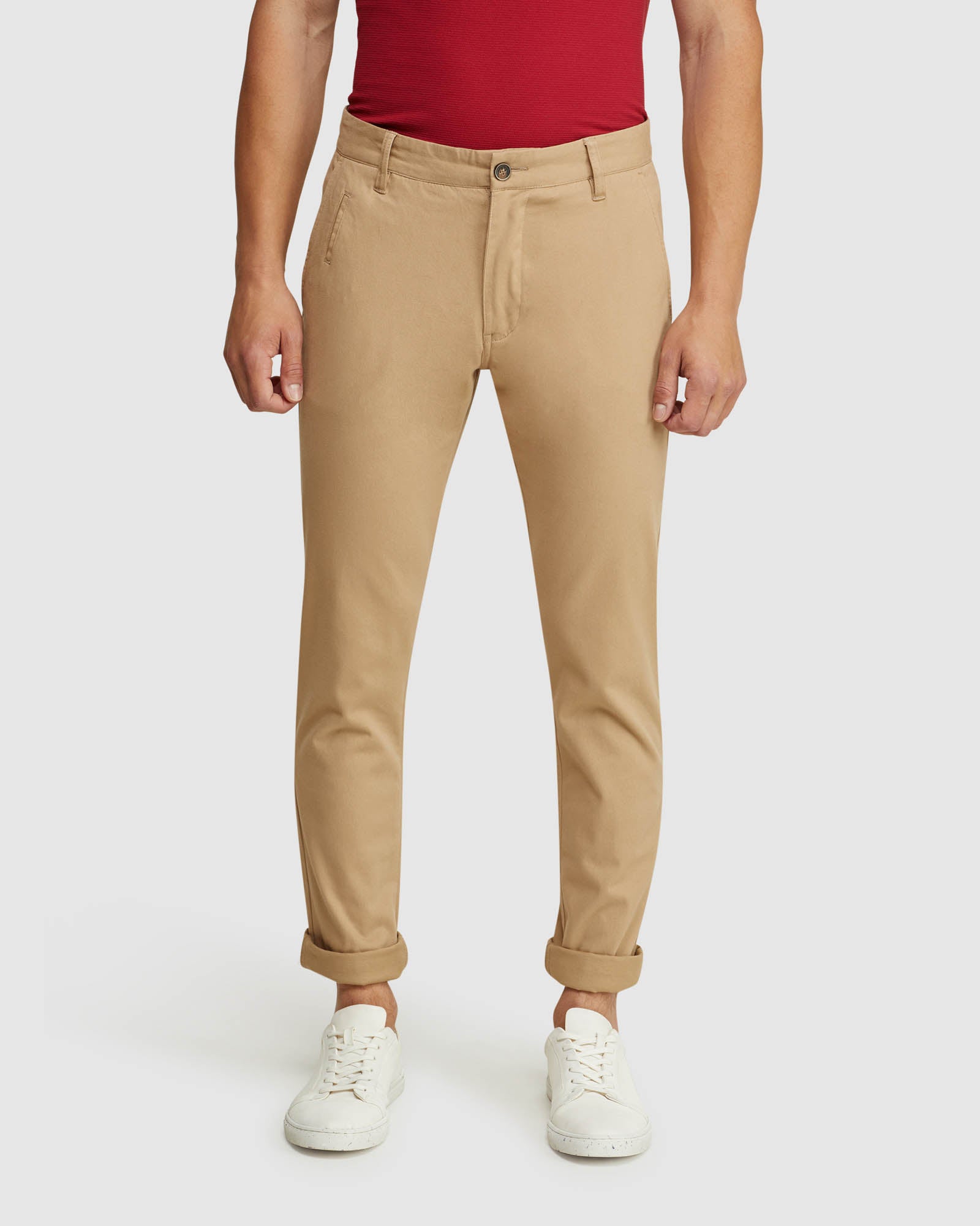 STRETCH SKINNY ORGANIC COTTON CHINOS