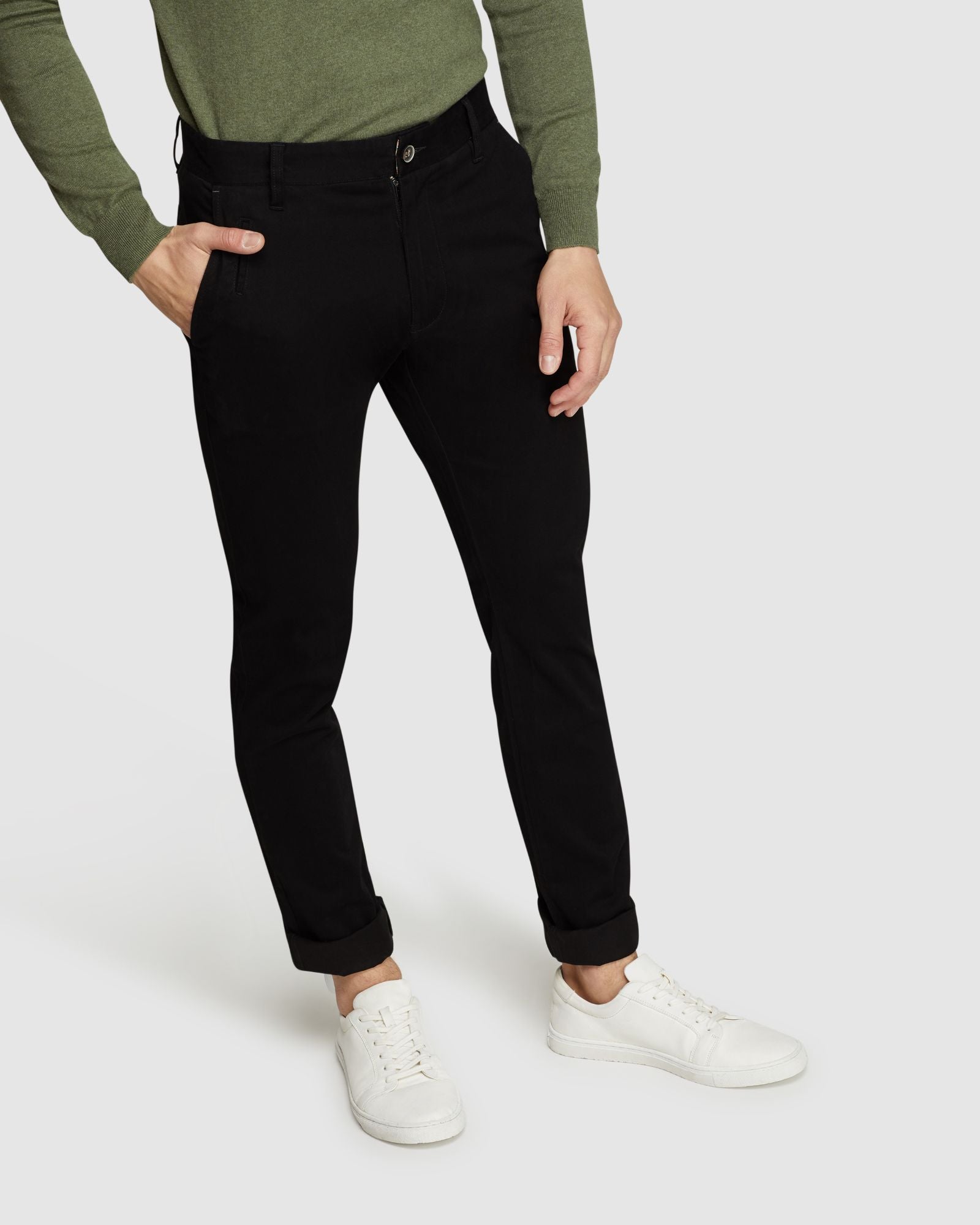 STRETCH SKINNY ORGANIC COTTON CHINOS