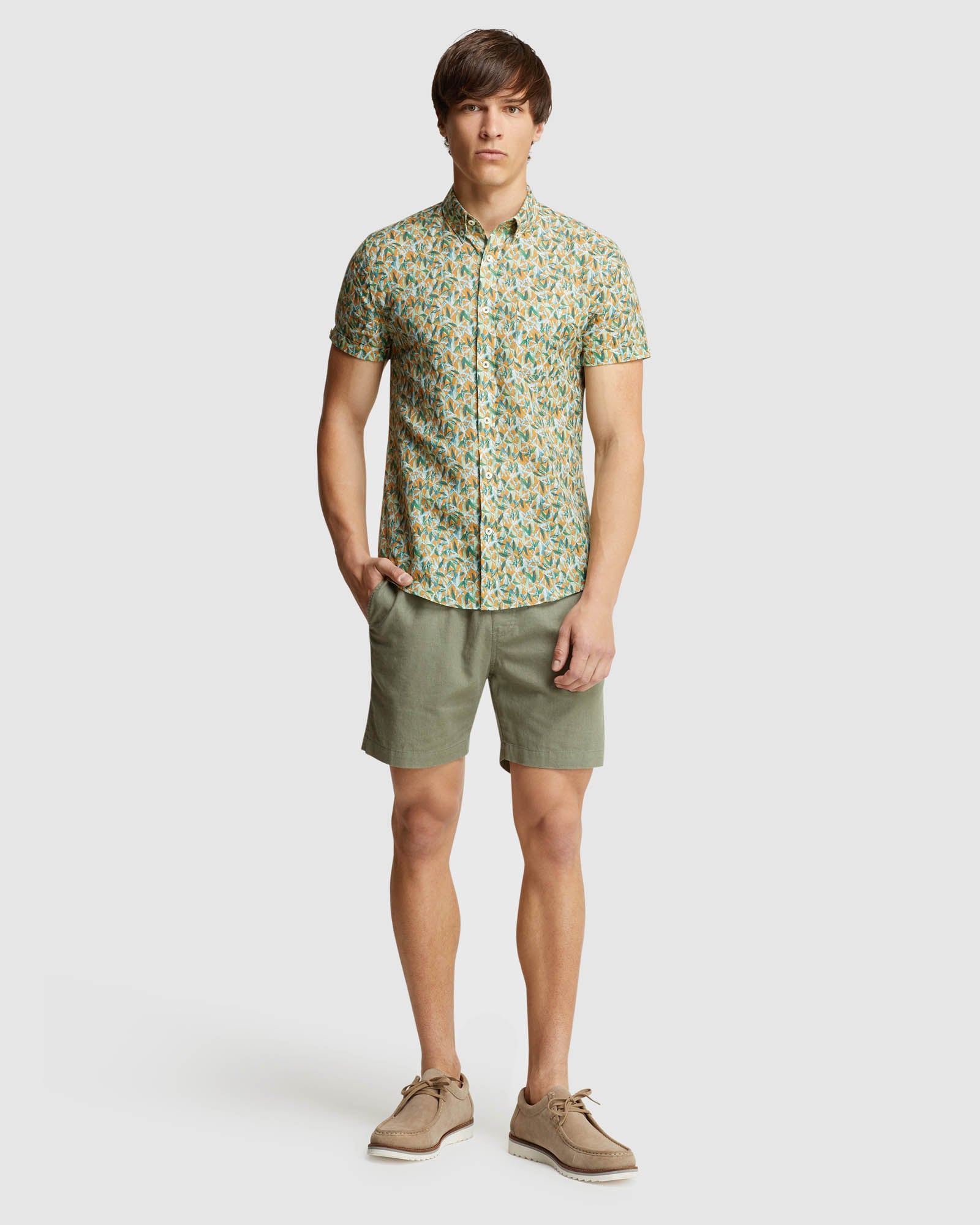 TOBY LINEN COTTON SHORTS