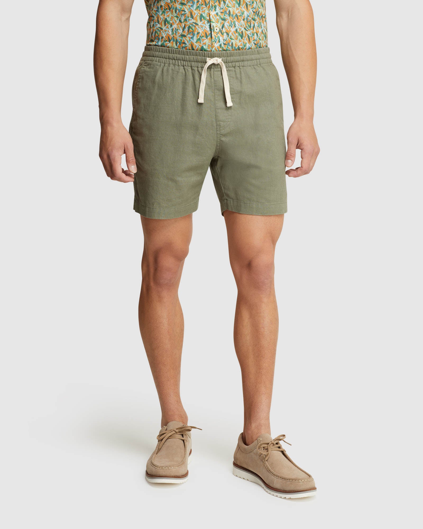 TOBY LINEN COTTON SHORTS