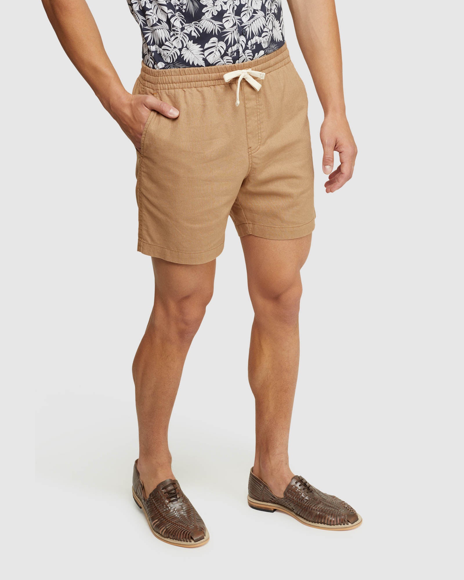 TOBY LINEN COTTON SHORTS