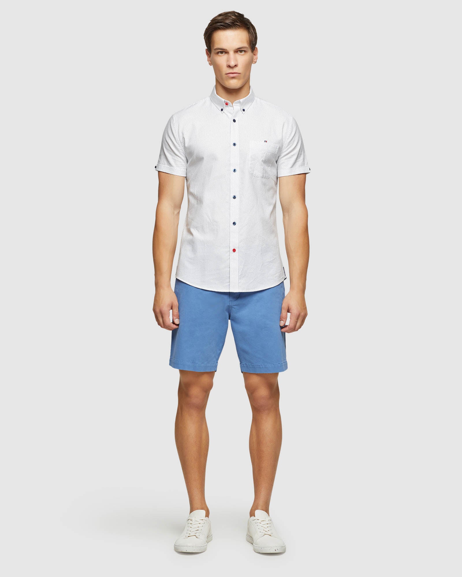 HENRY ORGANIC COTTON CHINO SHORTS