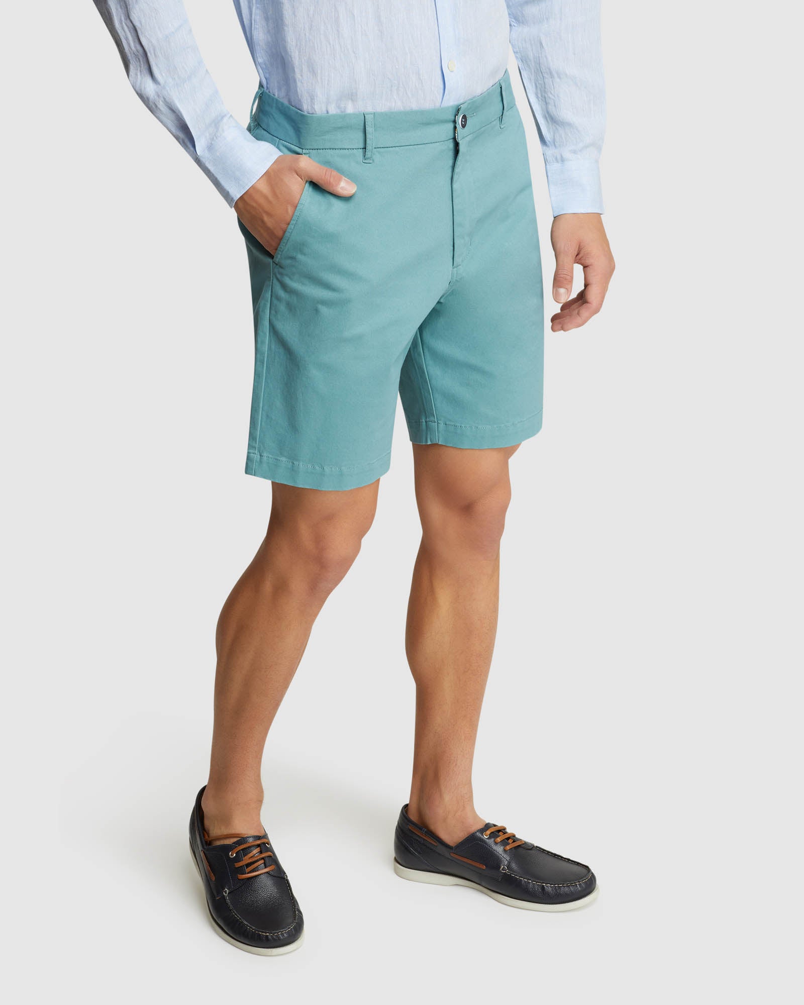 HENRY ORGANIC COTTON CHINO SHORTS