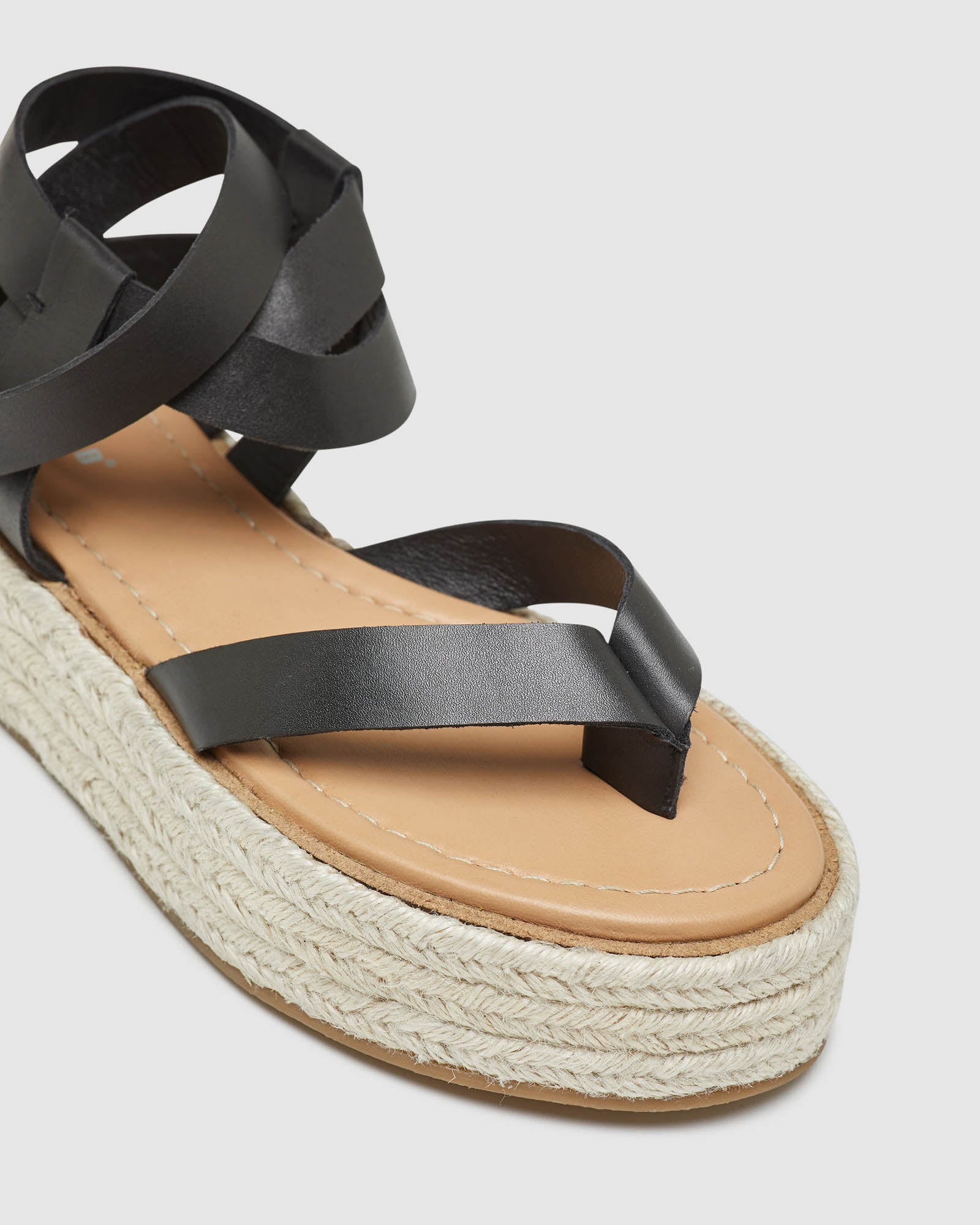 SOFIA LEATHER ESPADRILLE