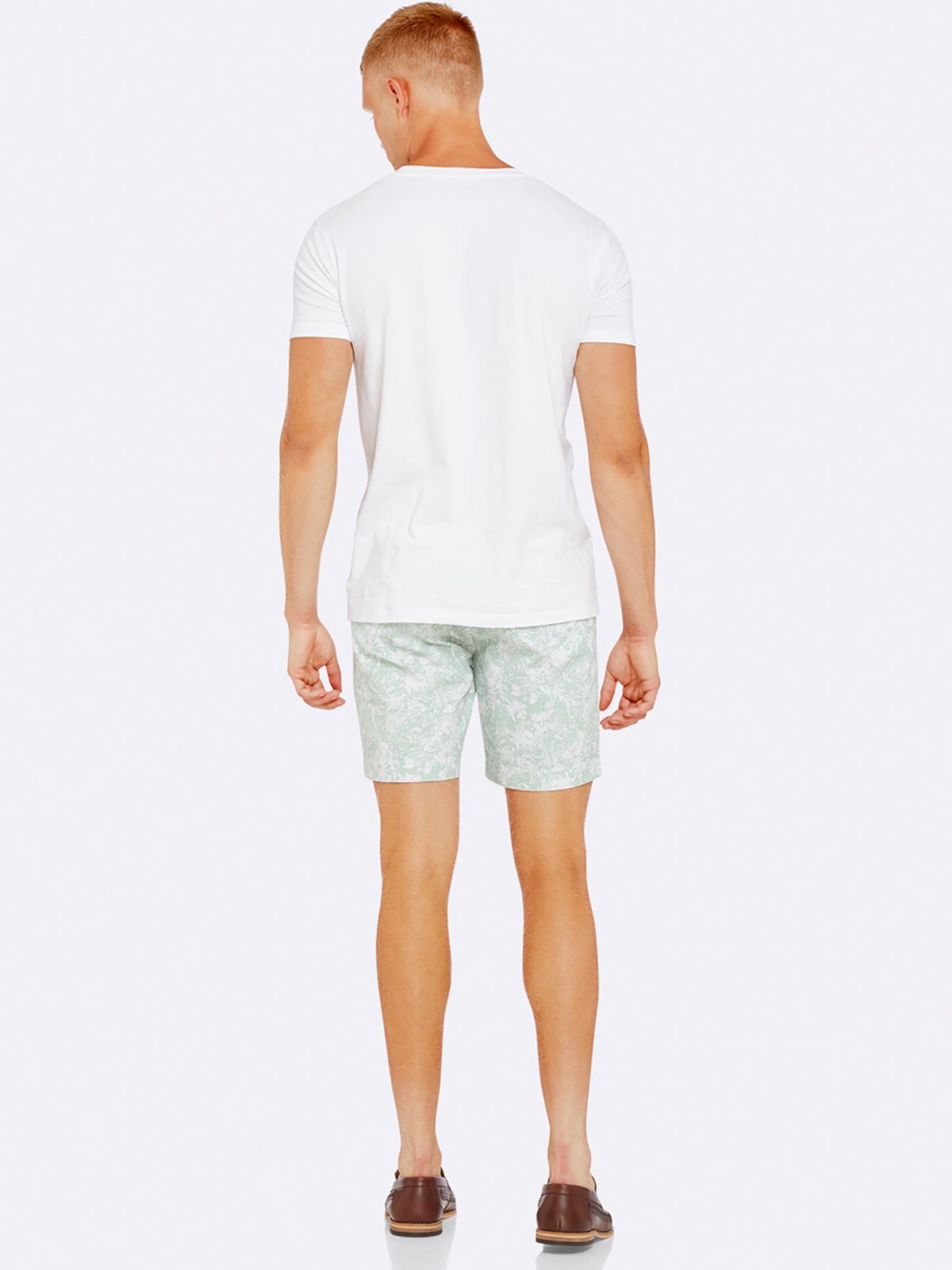 HENRY PRINTED COTTON SHORTS