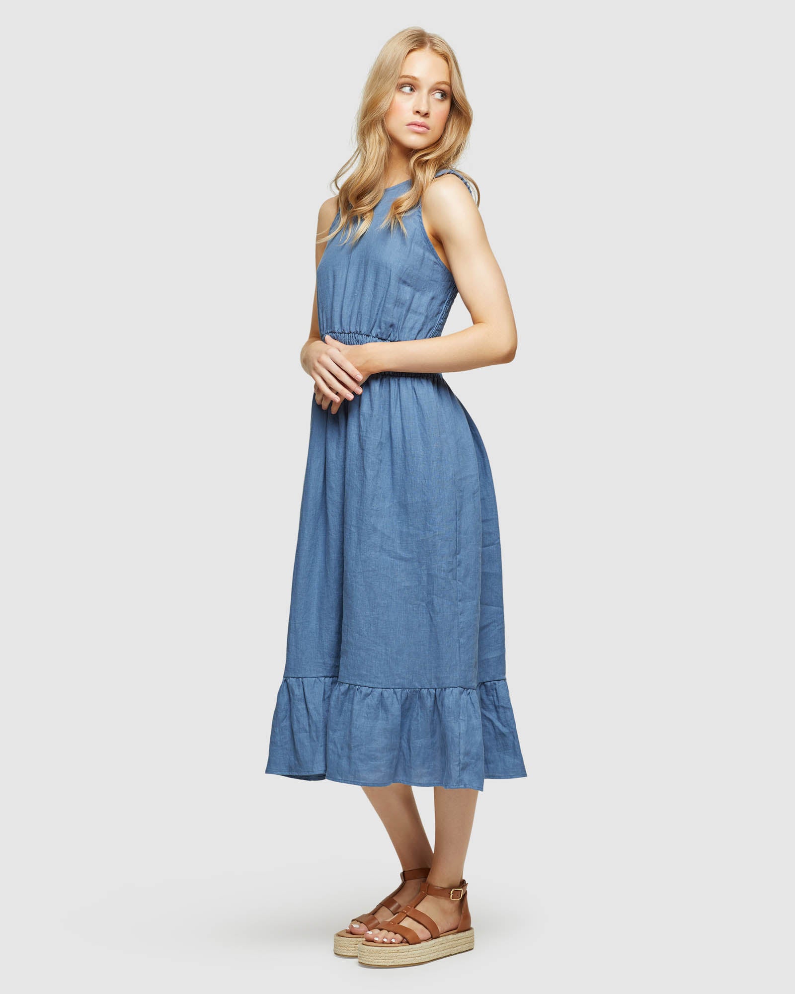 CARA LINEN DRESS