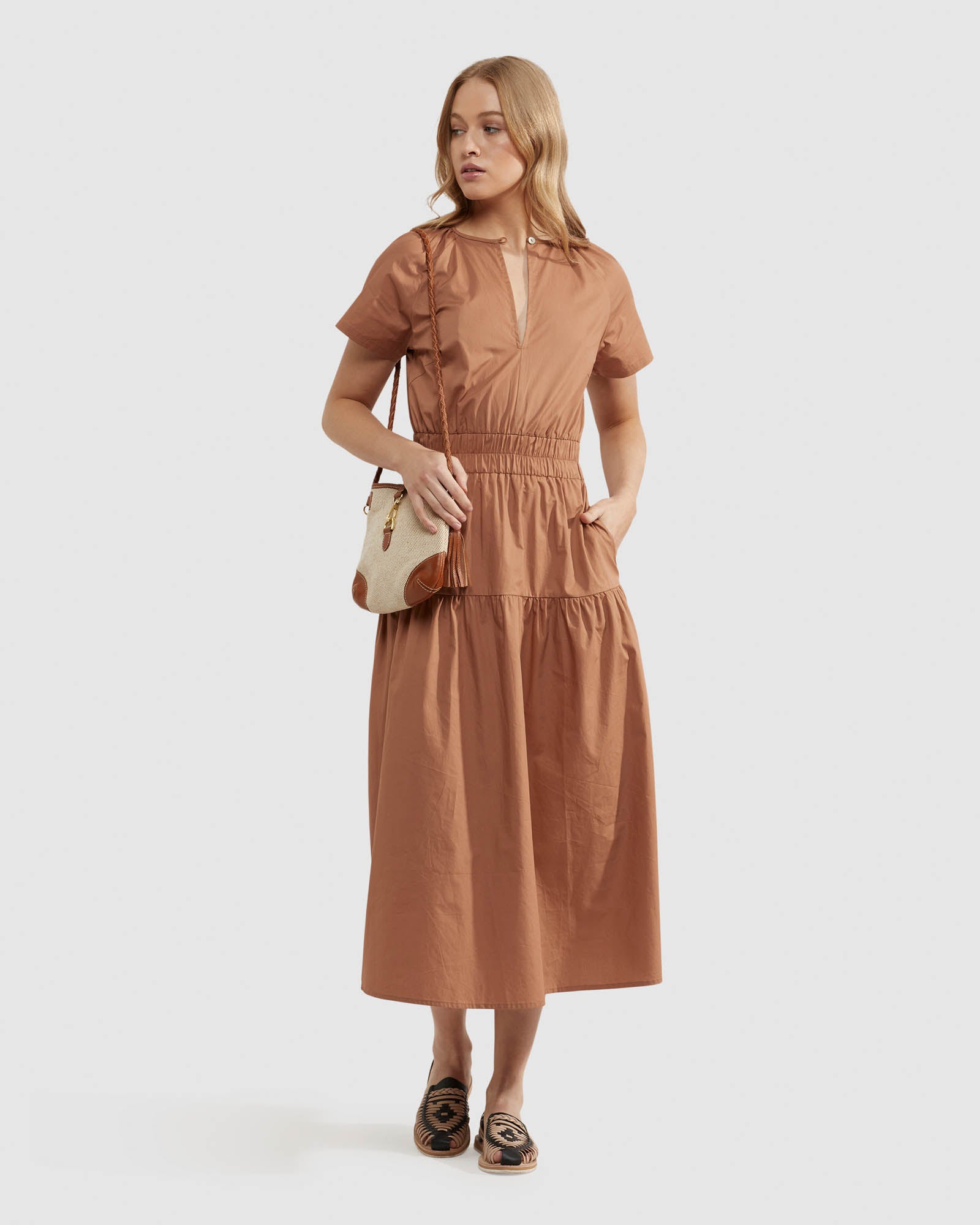 BLAIR COTTON POPLIN DRESS