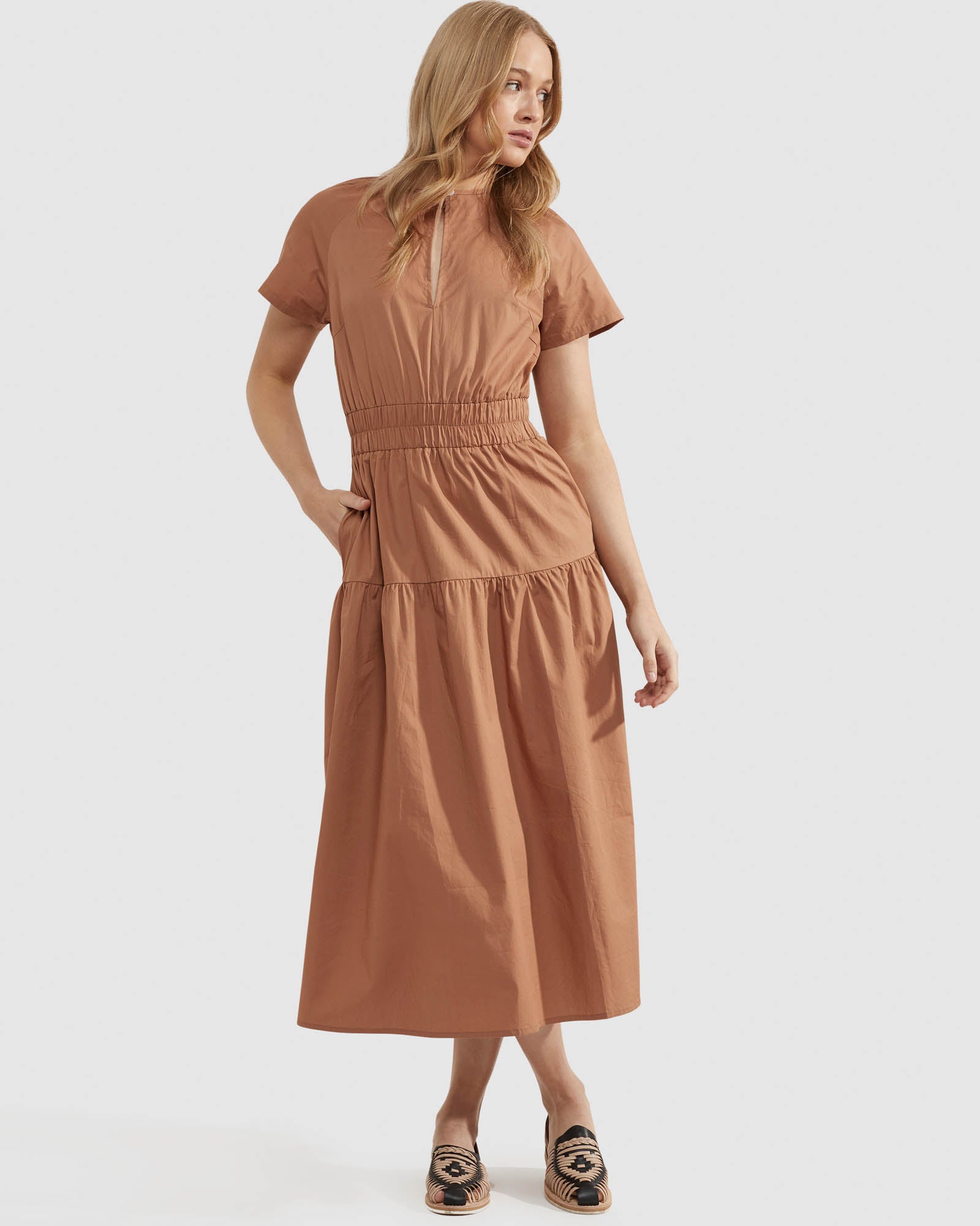 BLAIR COTTON POPLIN DRESS