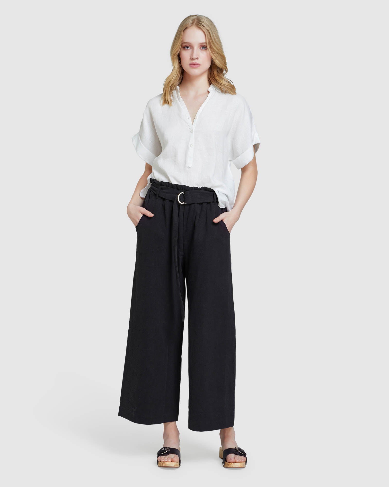 CELINE LINEN PANTS