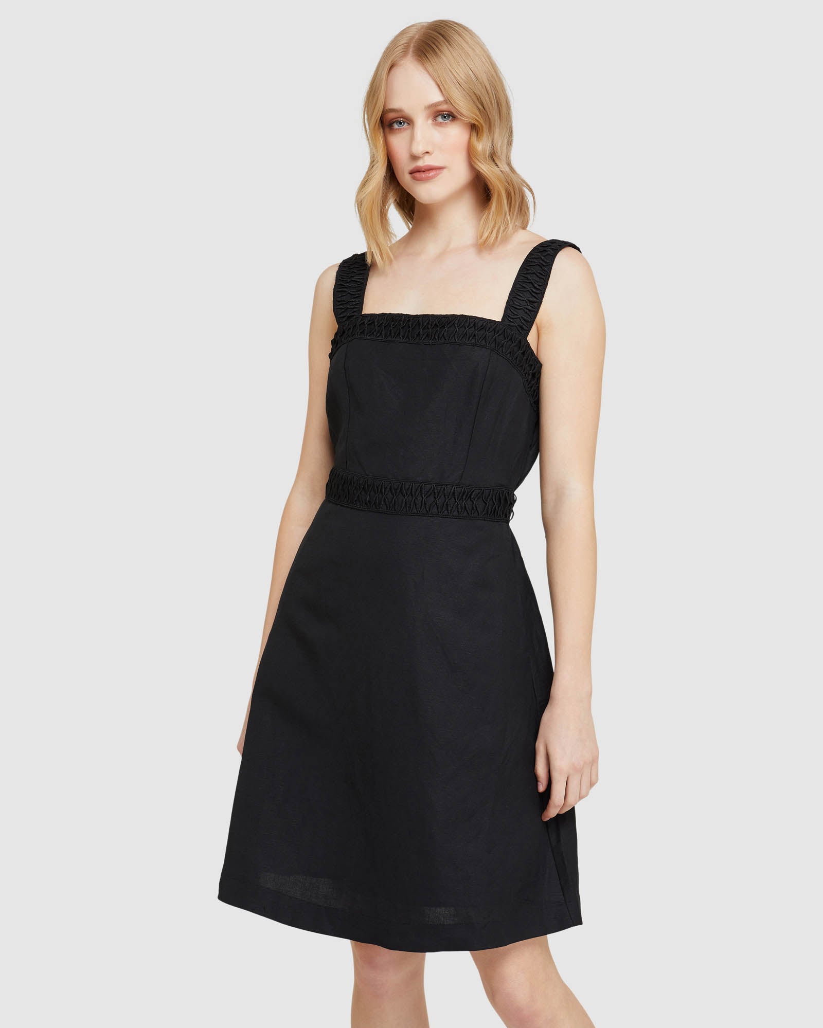 TALI LACE TRIM DRESS