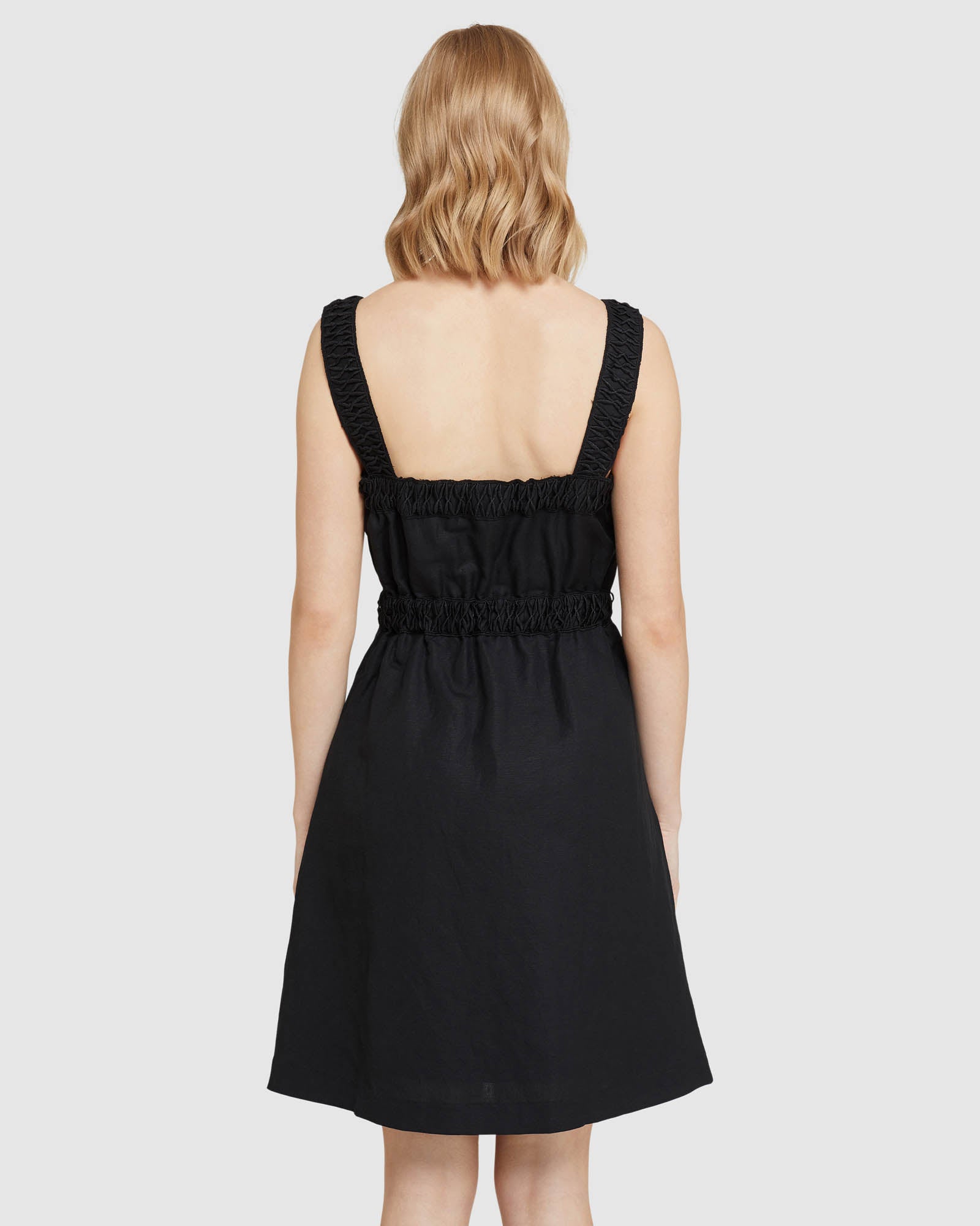 TALI LACE TRIM DRESS