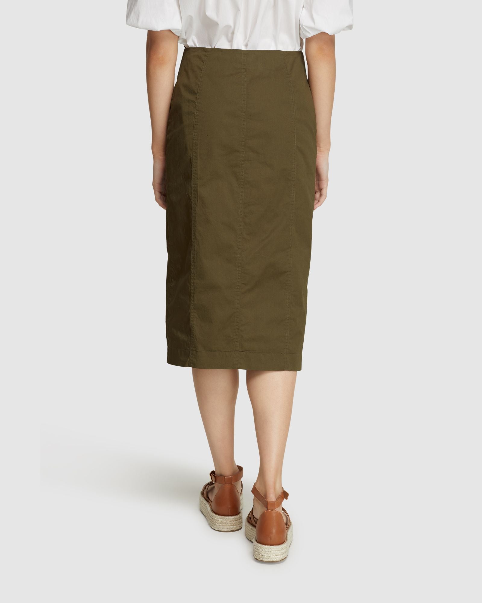 BOBBI COTTON STRETCH SKIRT