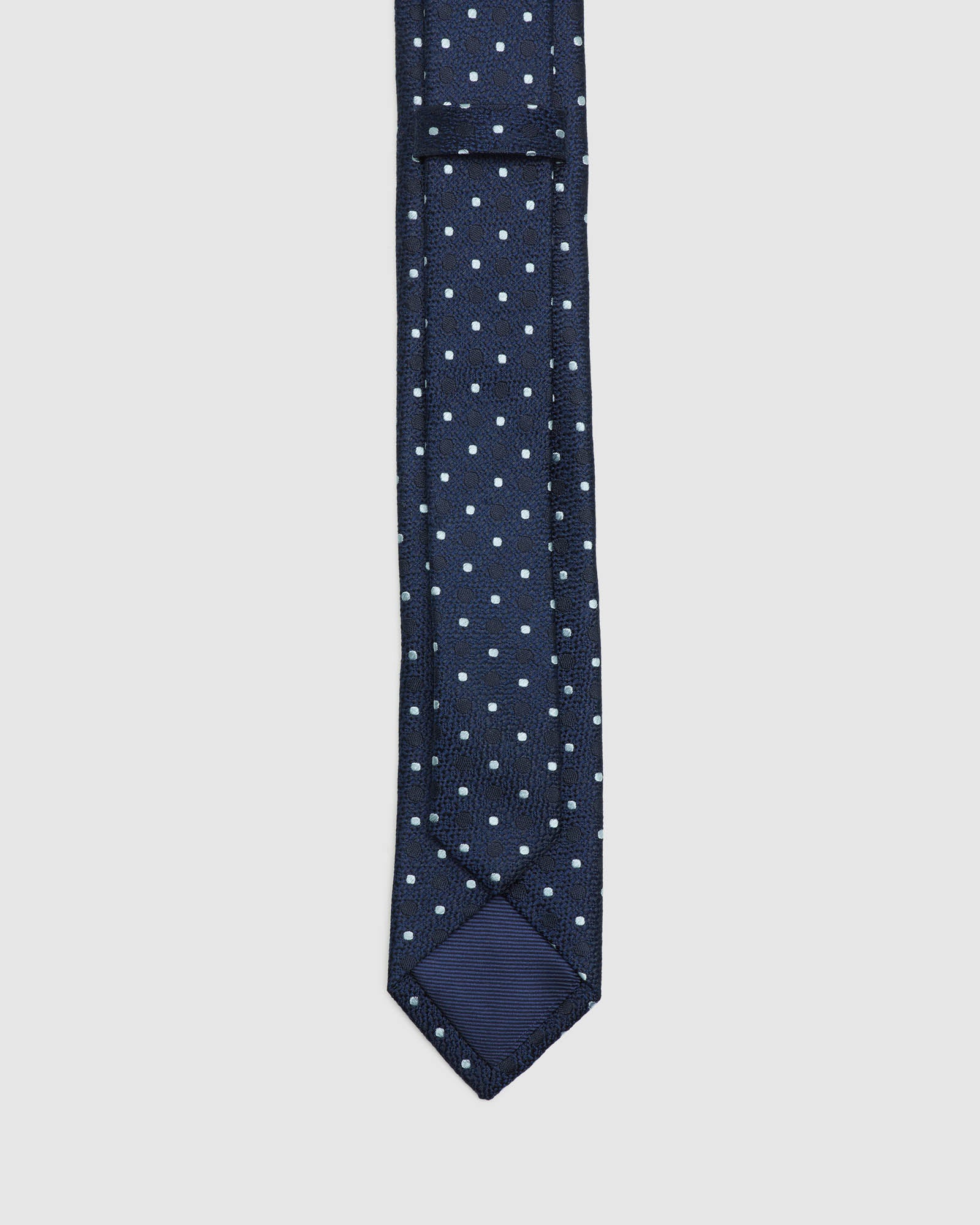 DOT AND SPOT SKINNY SILK TIE