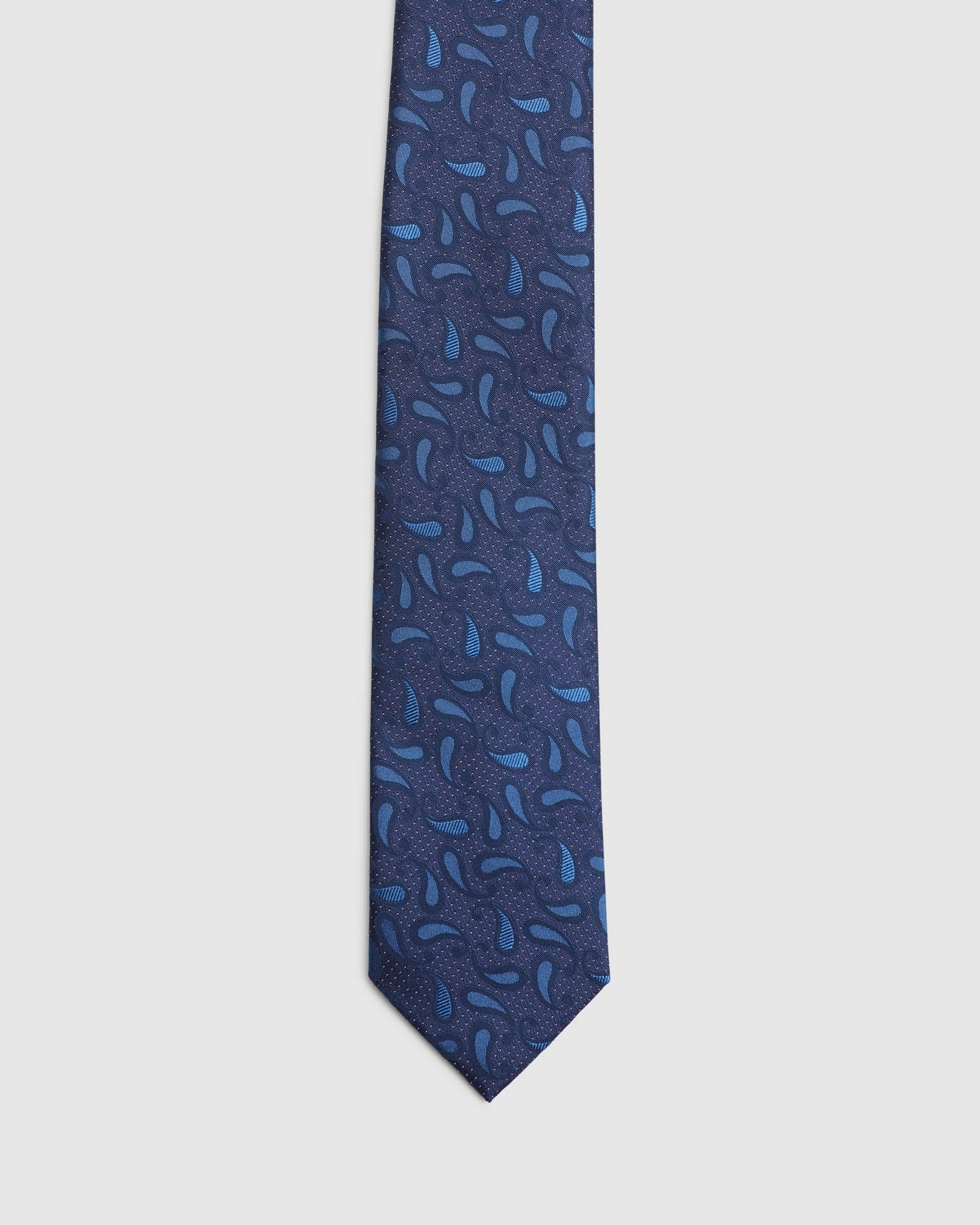 PIN STRIPES AND PAISLEY SILK TIE