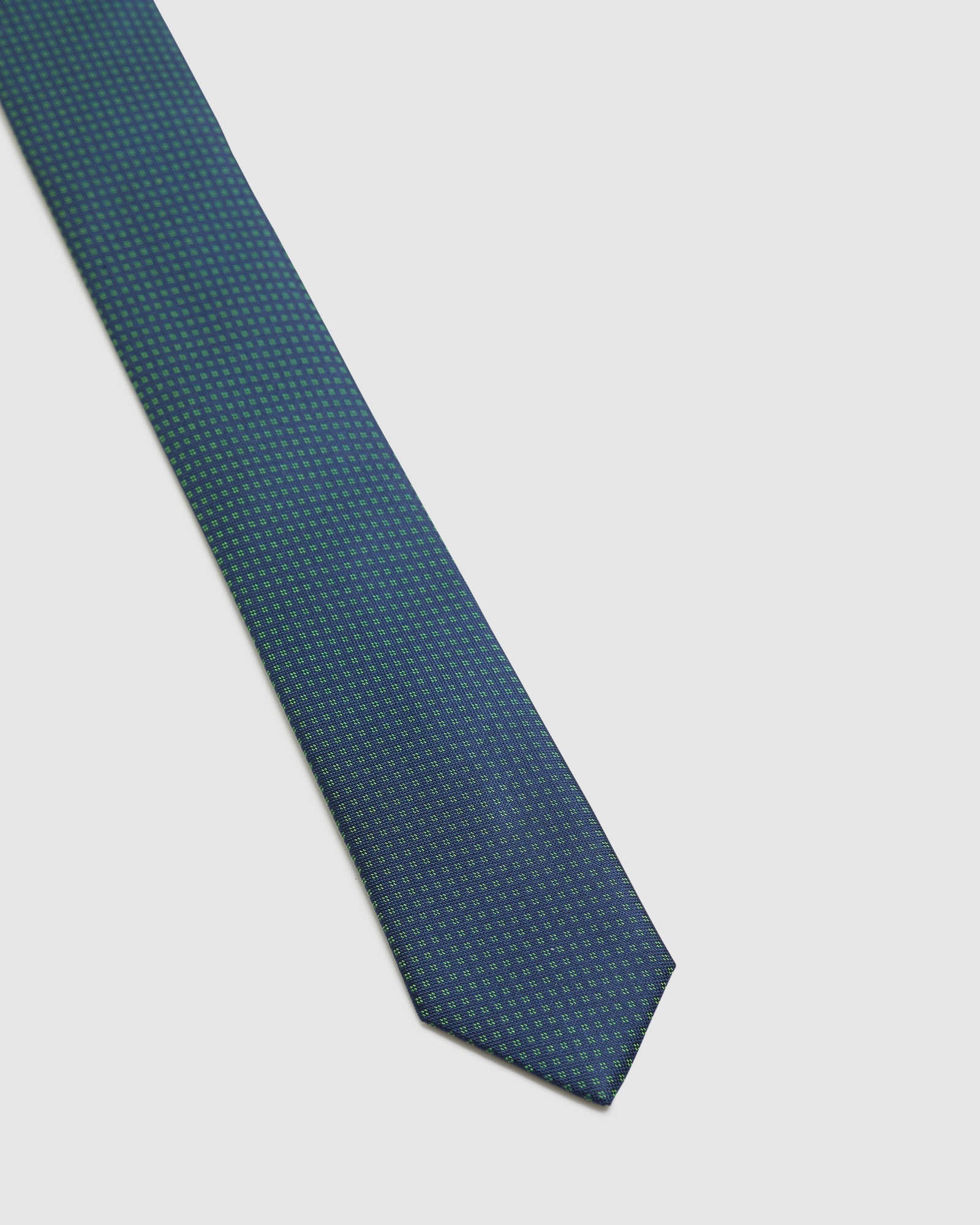 DOT AND SPOT SILK SKINNY TIE