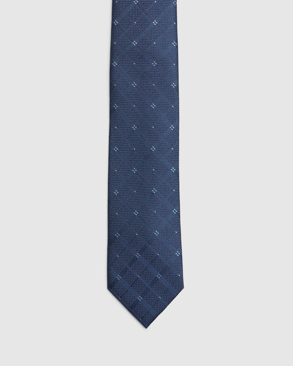 Louis Vuitton Monogram Classic Tie Navy Silk