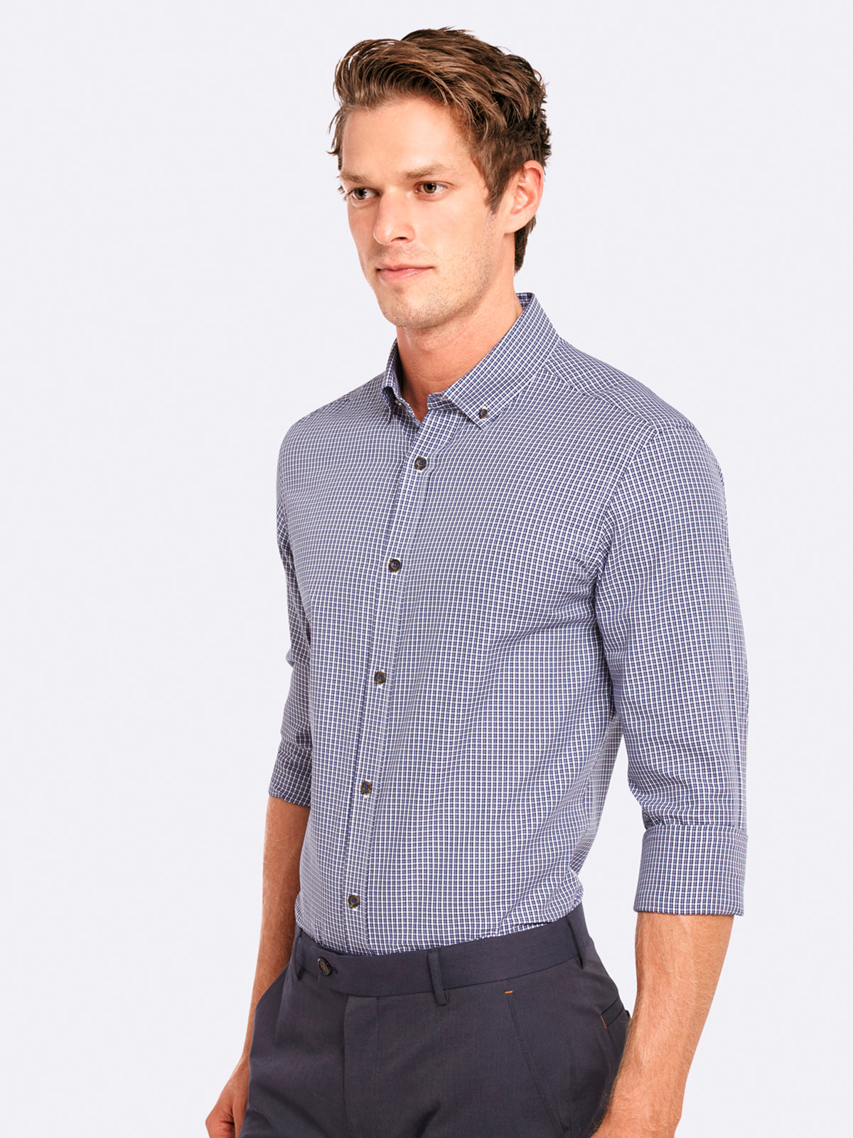 STRATTON MINICHECK SHIRT