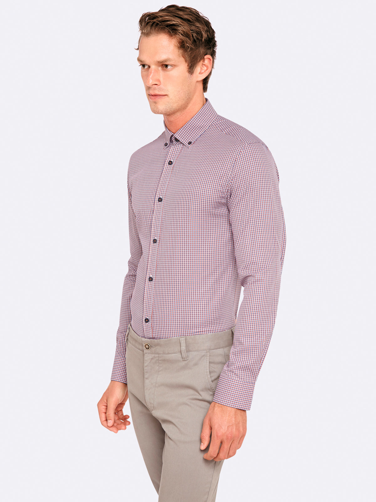 STRATTON MINICHECK SHIRT