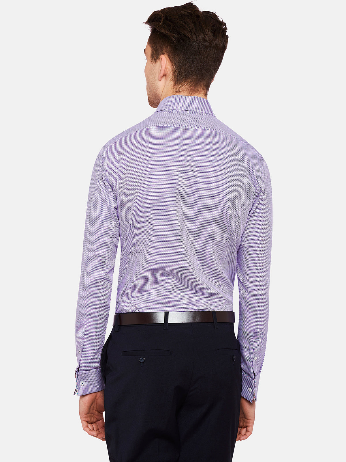 BECKTON DOBBY FRENCH CUFF SHIRT