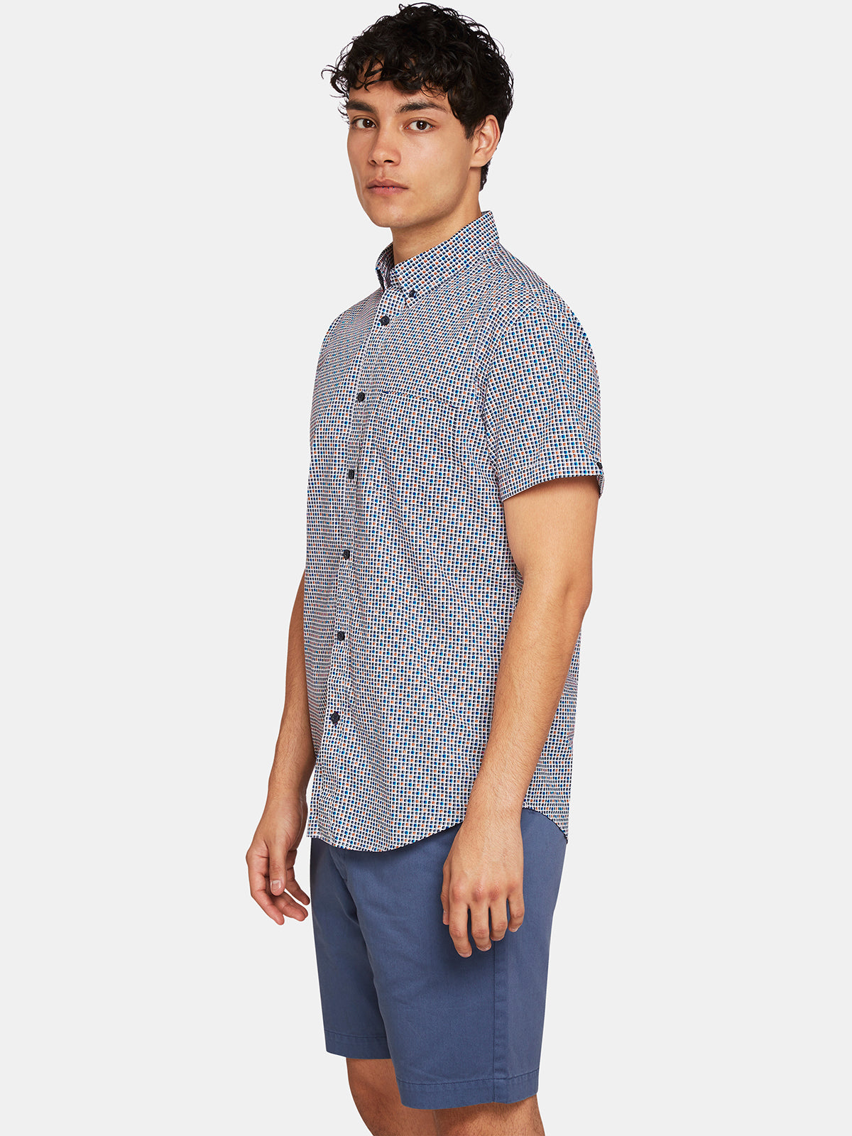 TOTTENHAM SQUARE PRINT SHORT SLEEVE SHIRT