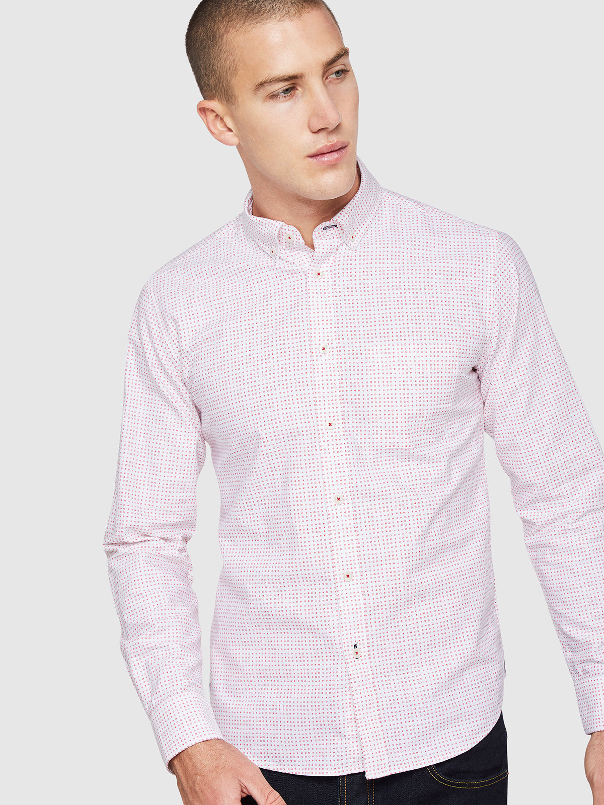 STRATTON OXFORD PRINTED SHIRT