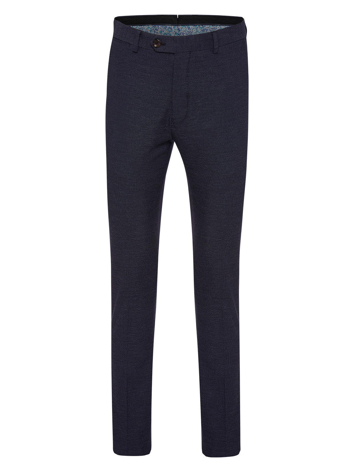 STRETCH TEXTURED TROUSERS