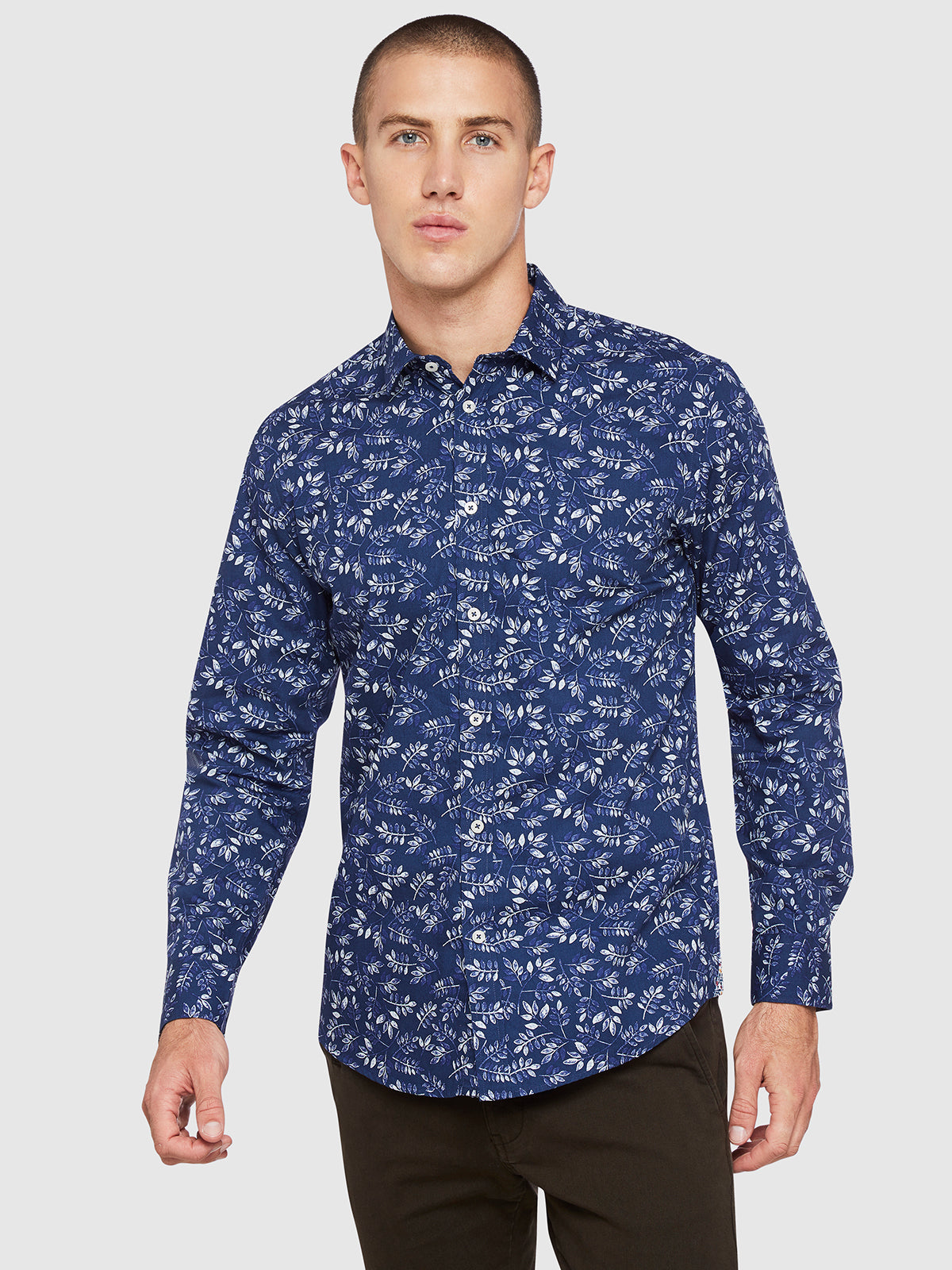 KENTON LEAVES PRINTED SHIRT