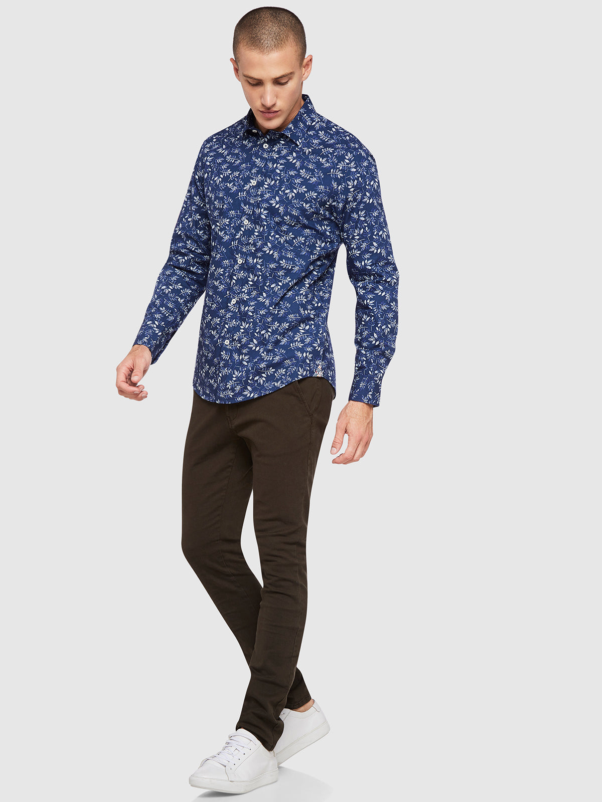 KENTON LEAVES PRINTED SHIRT