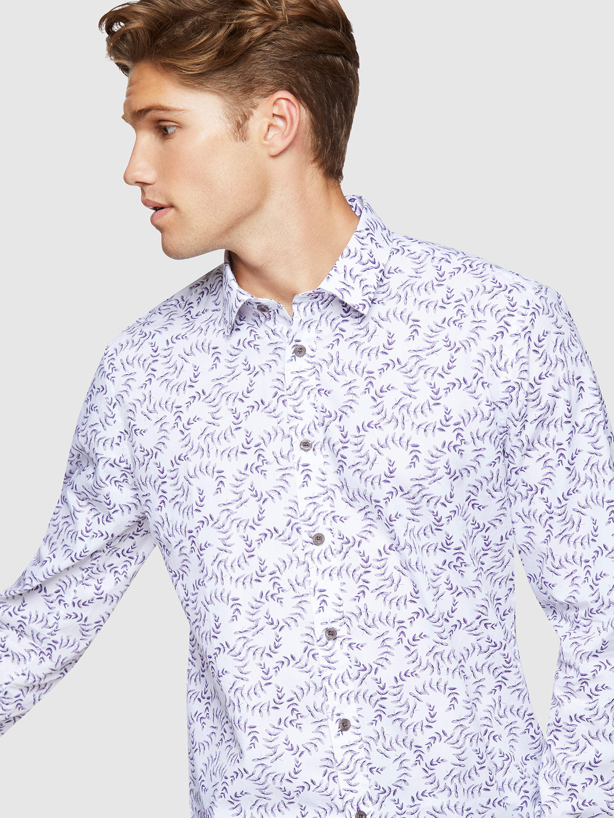 KENTON LEAVES PRINTED SHIRT