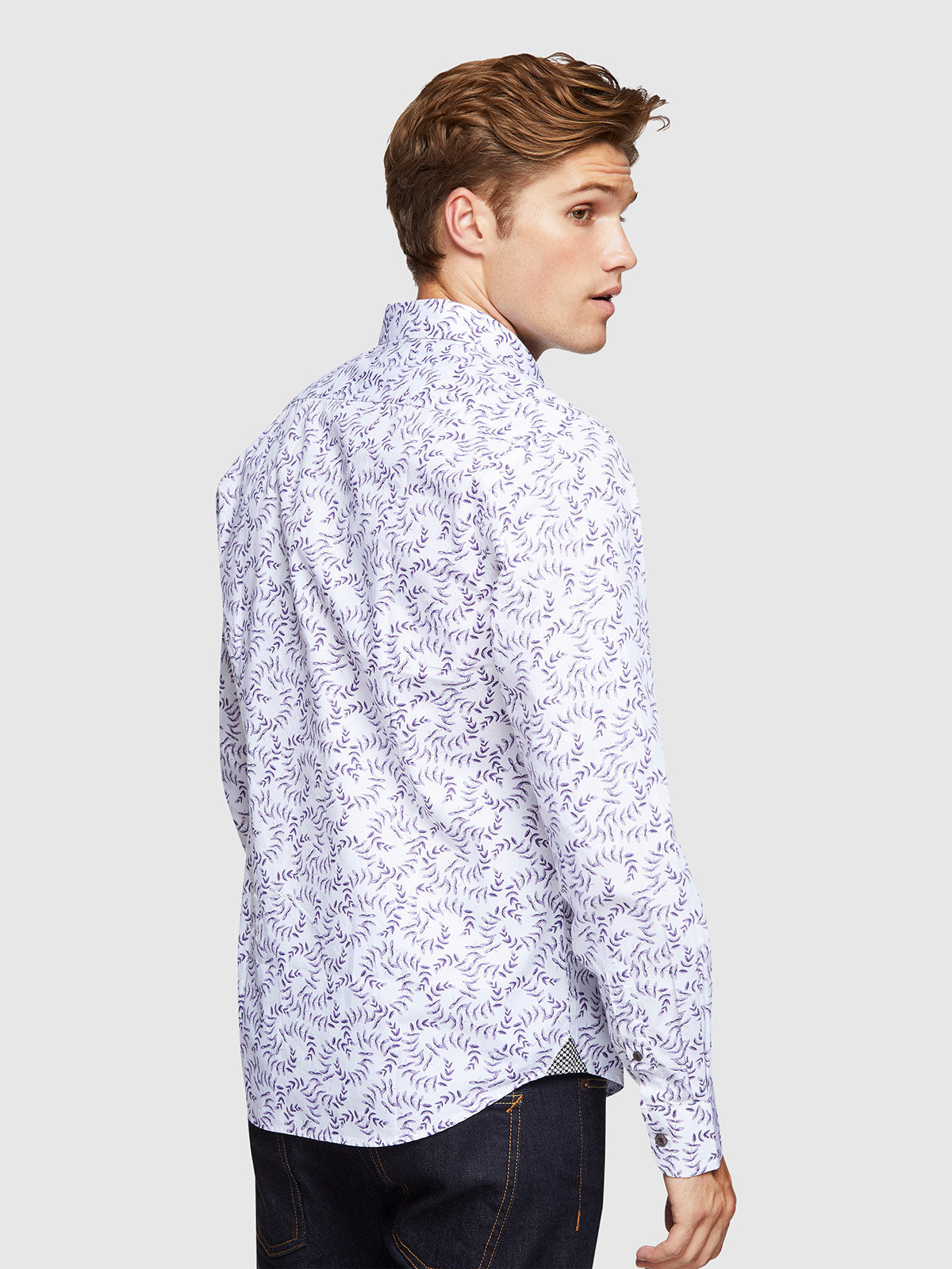 KENTON LEAVES PRINTED SHIRT