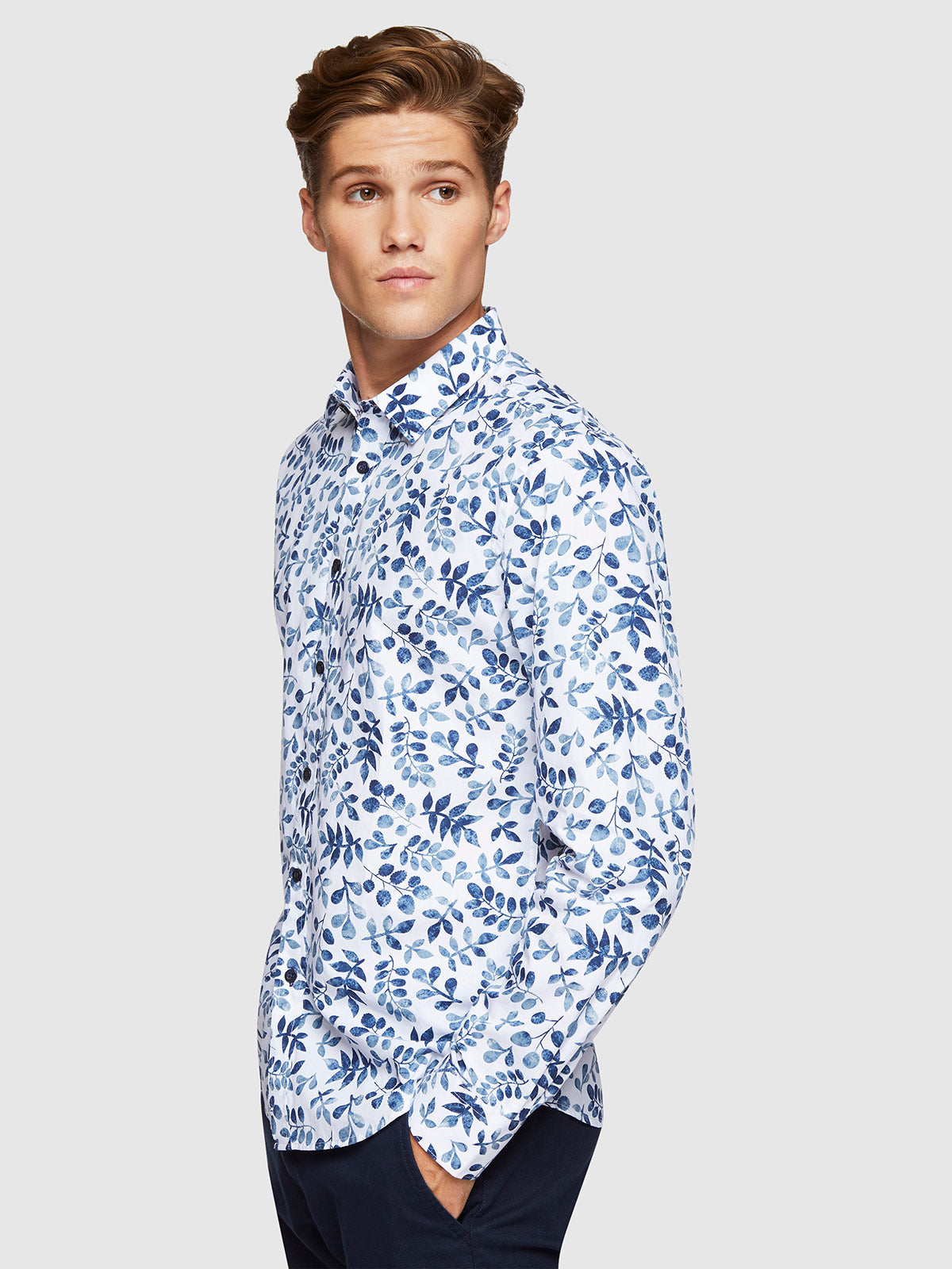 KENTON LEAVES PRINTED SHIRT