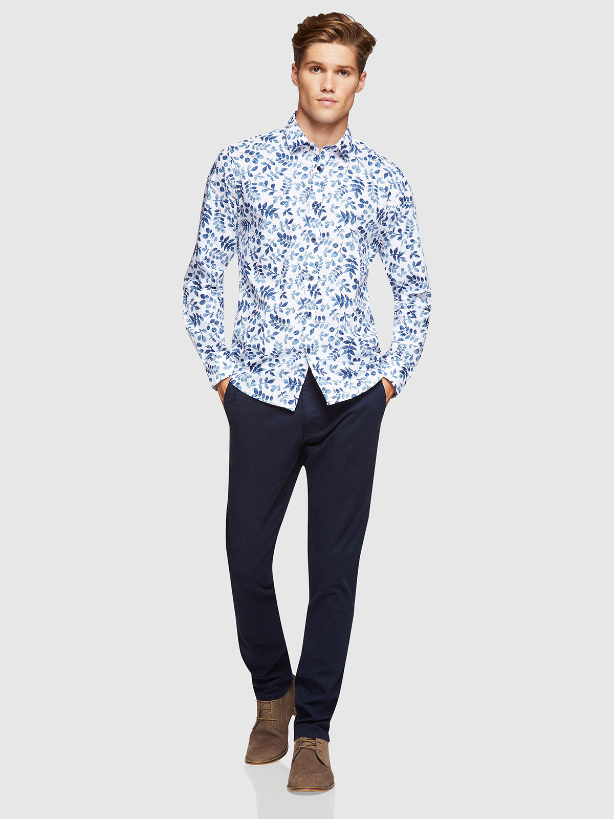 KENTON LEAVES PRINTED SHIRT