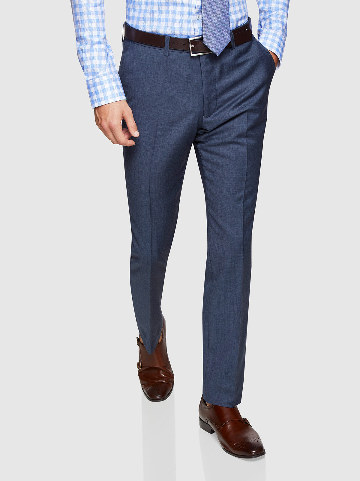 HOPKINS WOOL SUIT TROUSERS