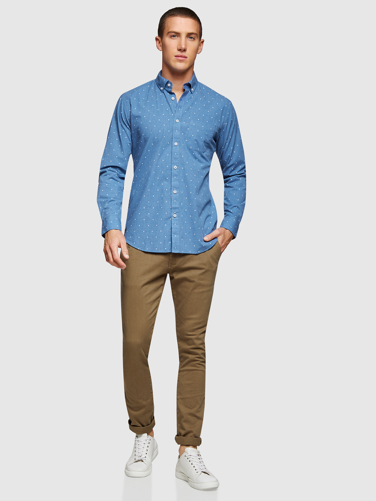 STRATTON BRUSHED COTTON SHIRT