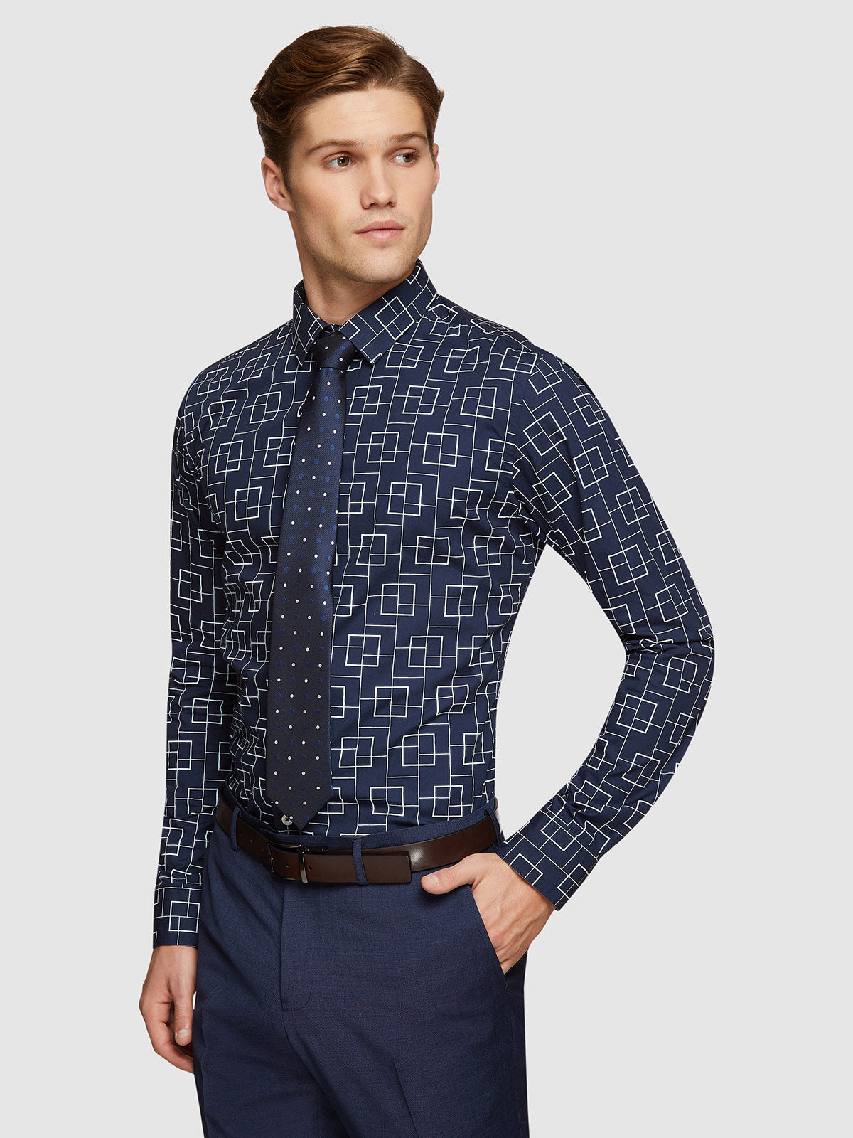 KENTON SQUARE PRINT SHIRT