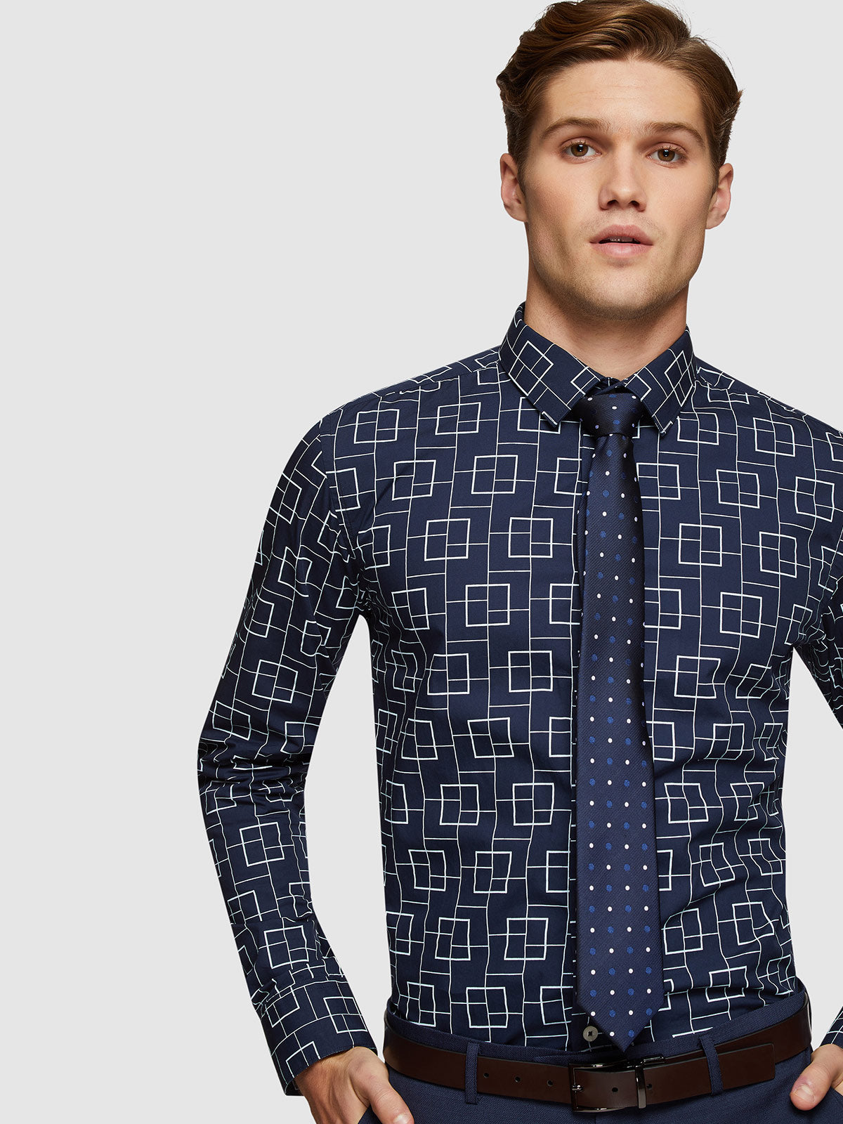 KENTON SQUARE PRINT SHIRT