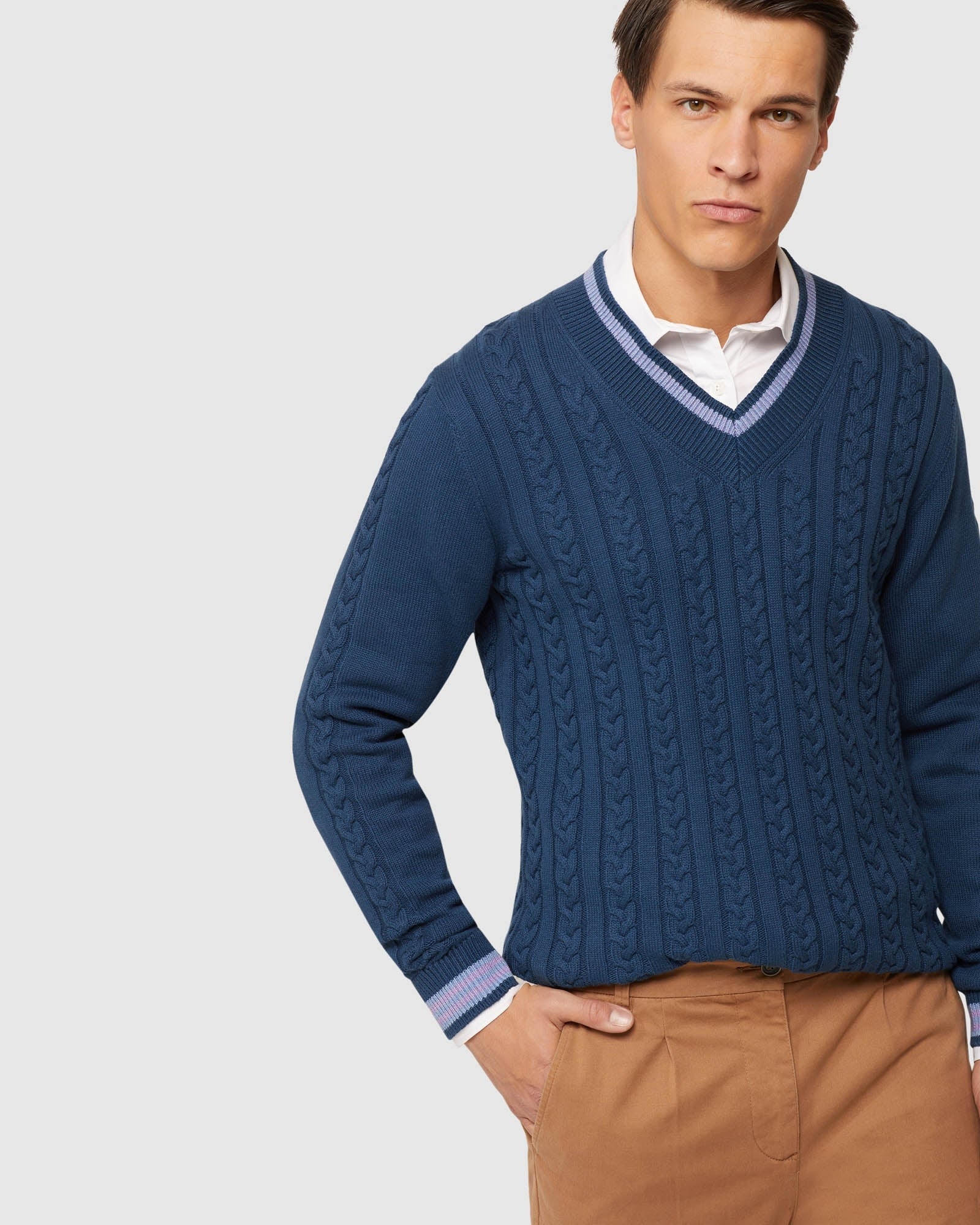 LOGAN CRICKET KNIT PULLOVER