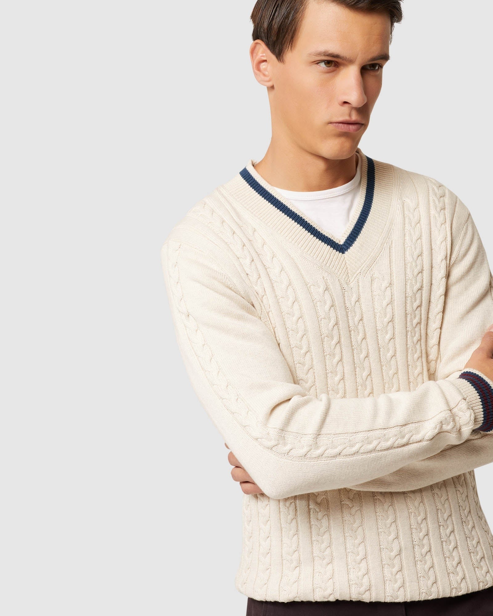 LOGAN CRICKET KNIT PULLOVER