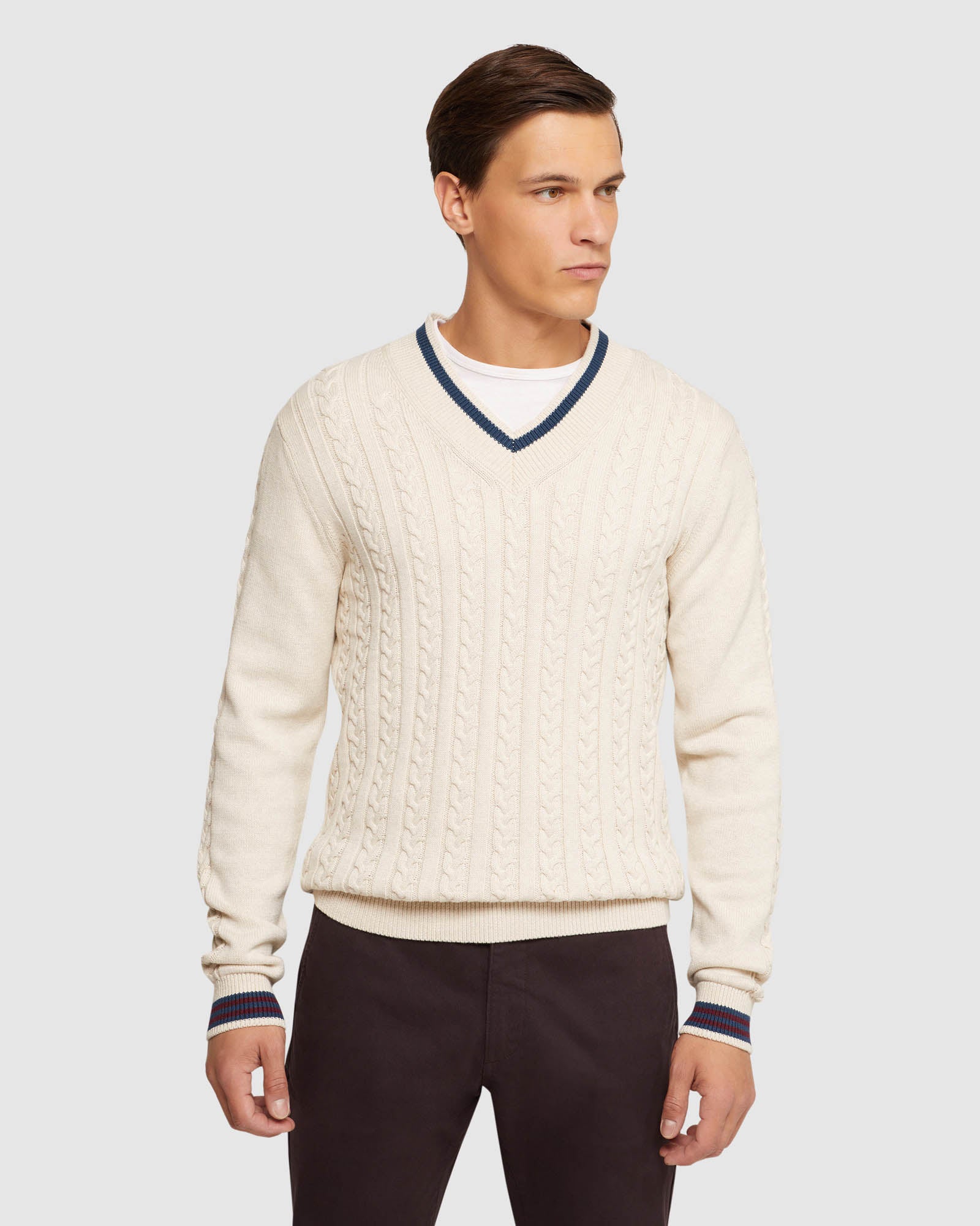 LOGAN CRICKET KNIT PULLOVER