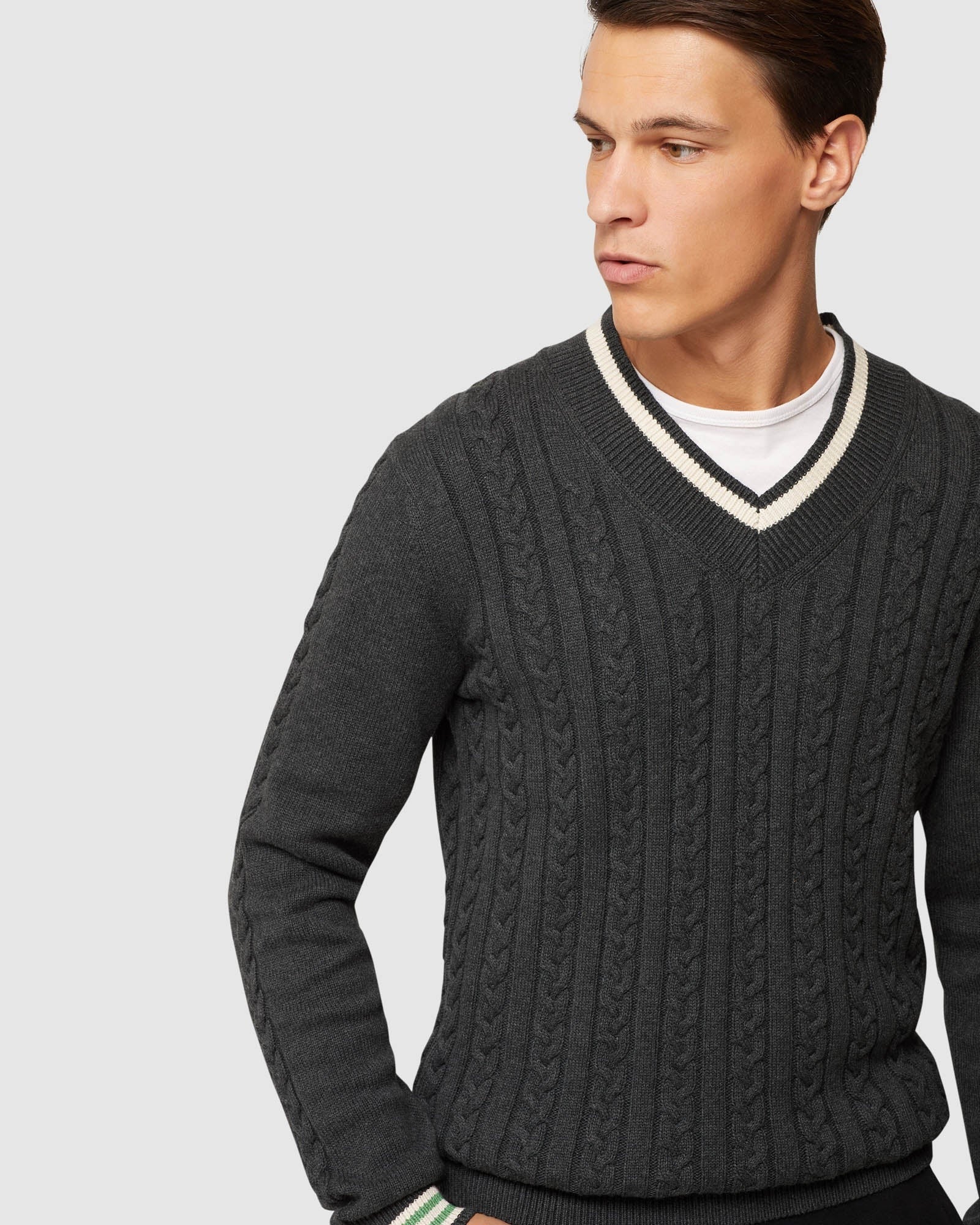 LOGAN CRICKET KNIT PULLOVER