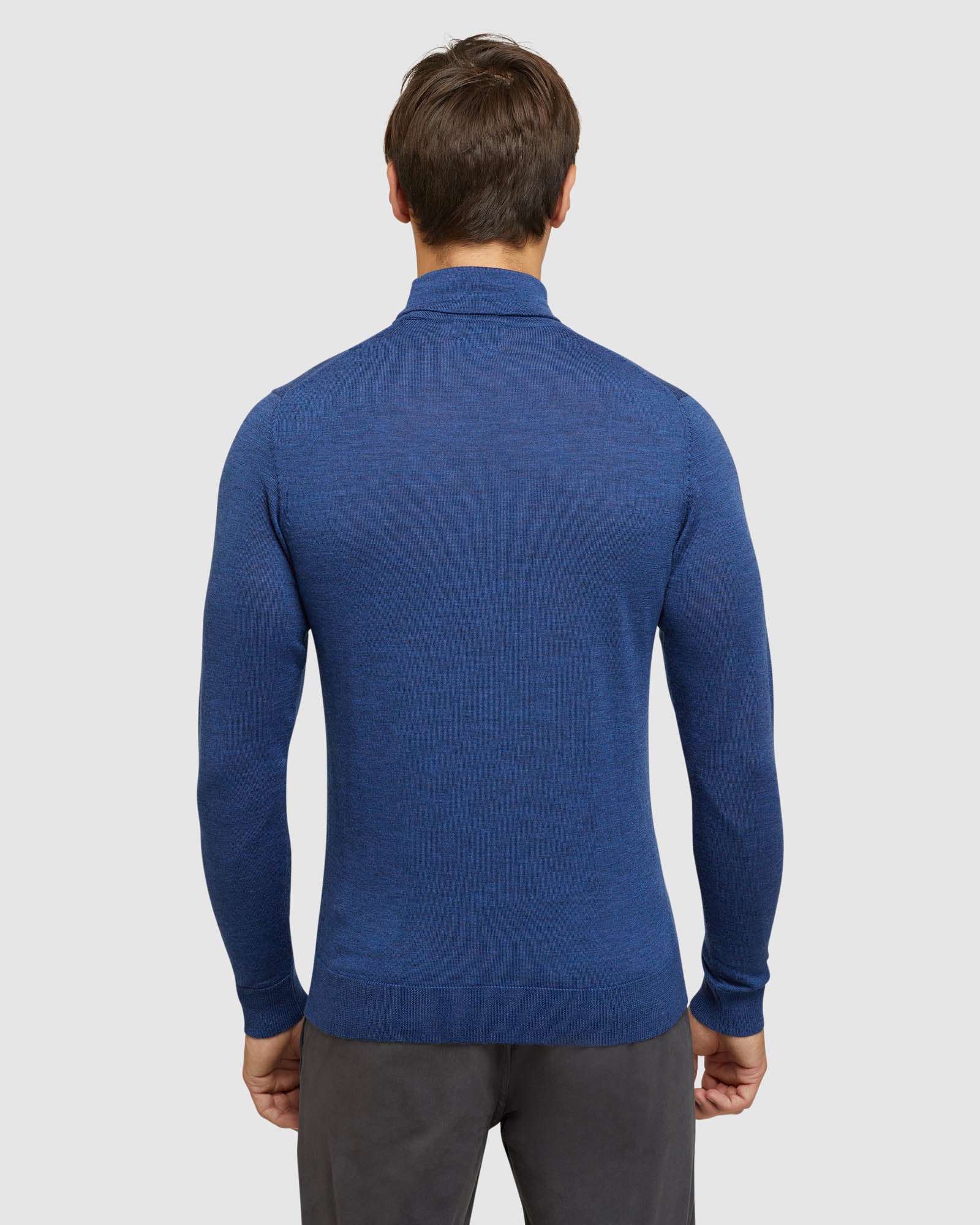 AARON TURTLE NECK PURE WOOL KNIT